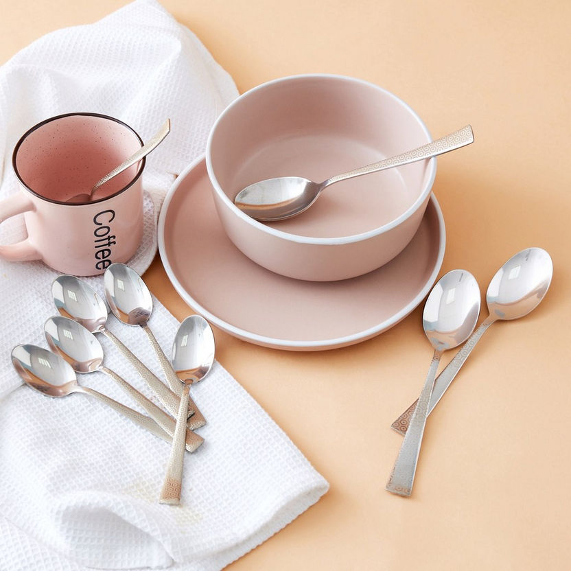 Vivante Printed Dinner Spoon - Set of 3-Cutlery-image-3