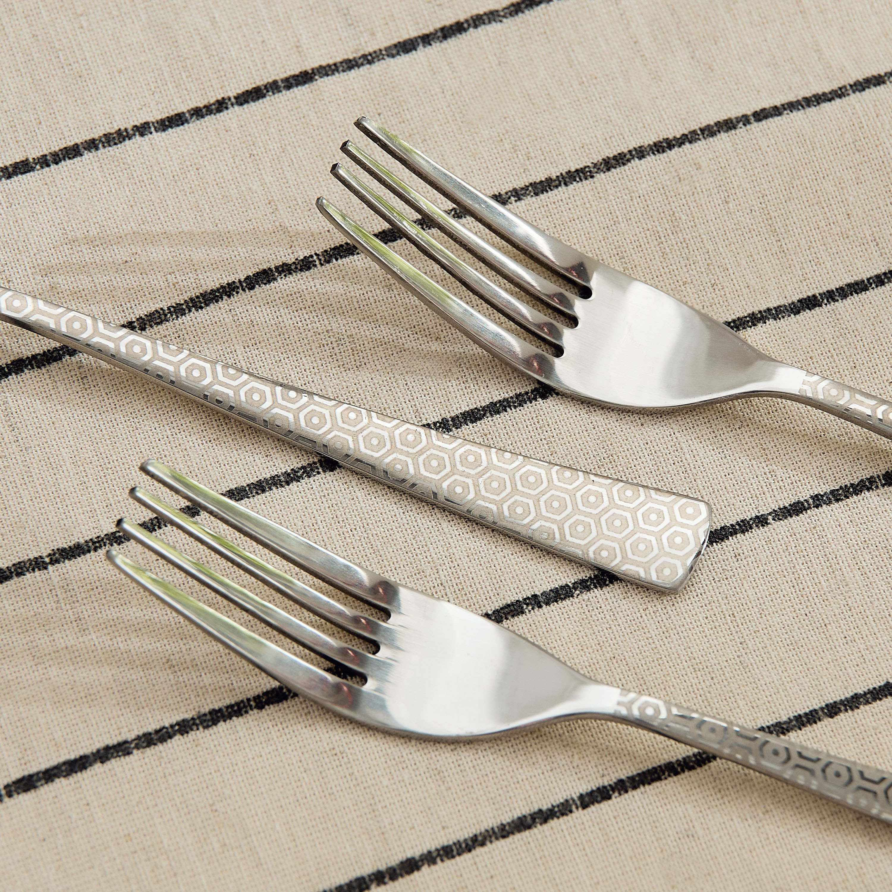 Vivante Printed Dinner Fork - Set of 3-hbxhomeware-hbxkitchen-image-3