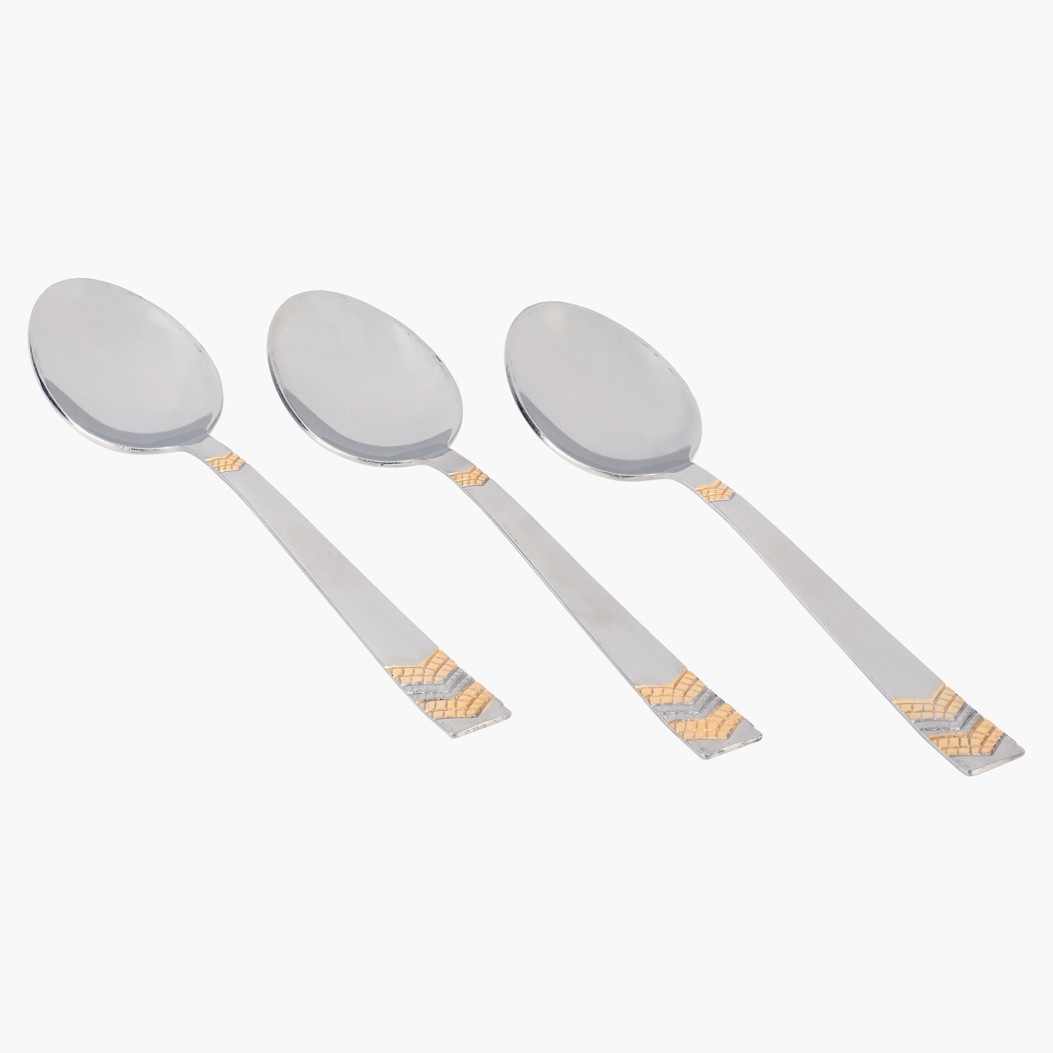 طقم ملاعق شاي من 3 قطع بارزة الملمس من راجا-hbxhomeware-hbxkitchen-image-1
