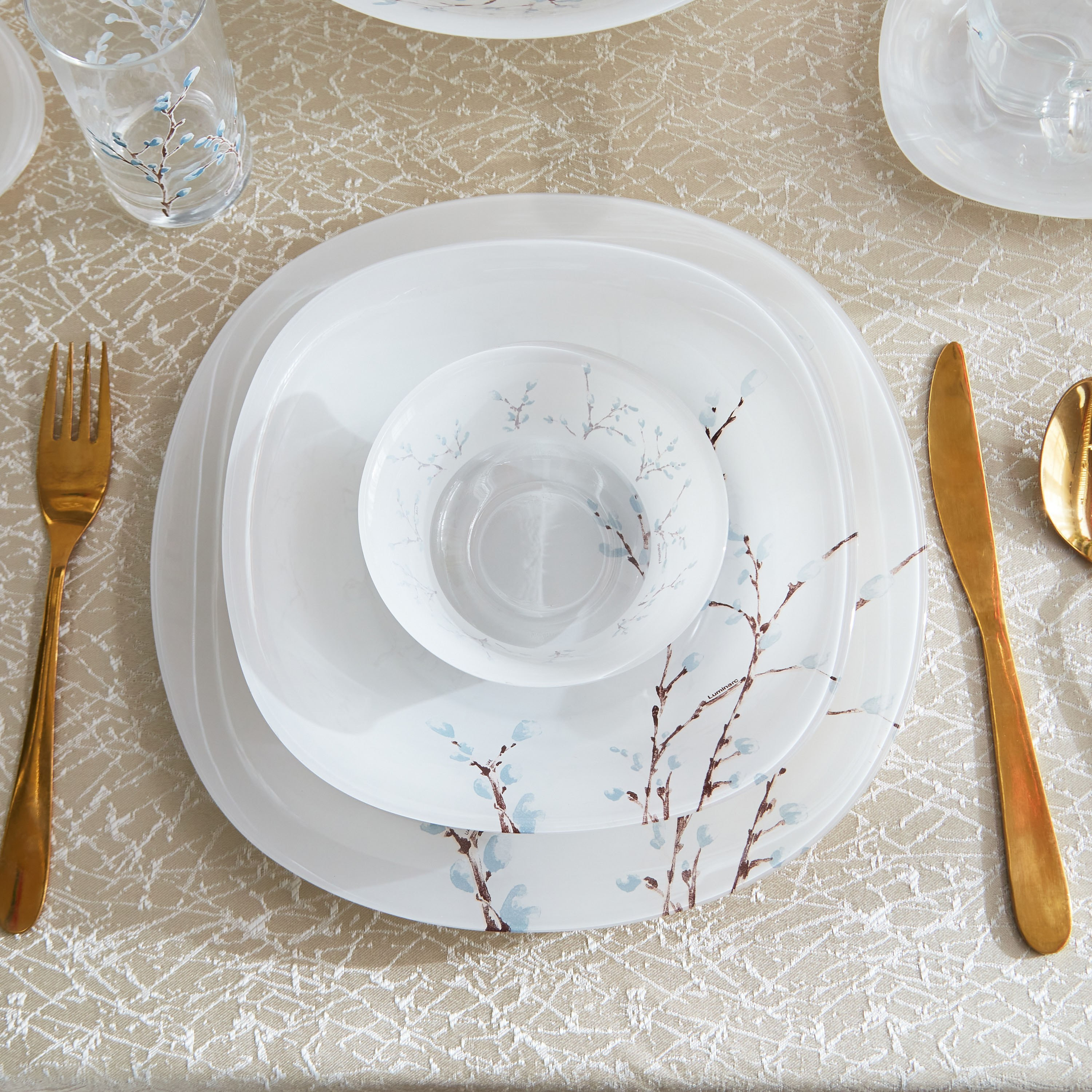 Luminarc 46-Piece Glass Hana Dinner Set - Serves 6-hbxhomeware-hbxkitchen-image-2