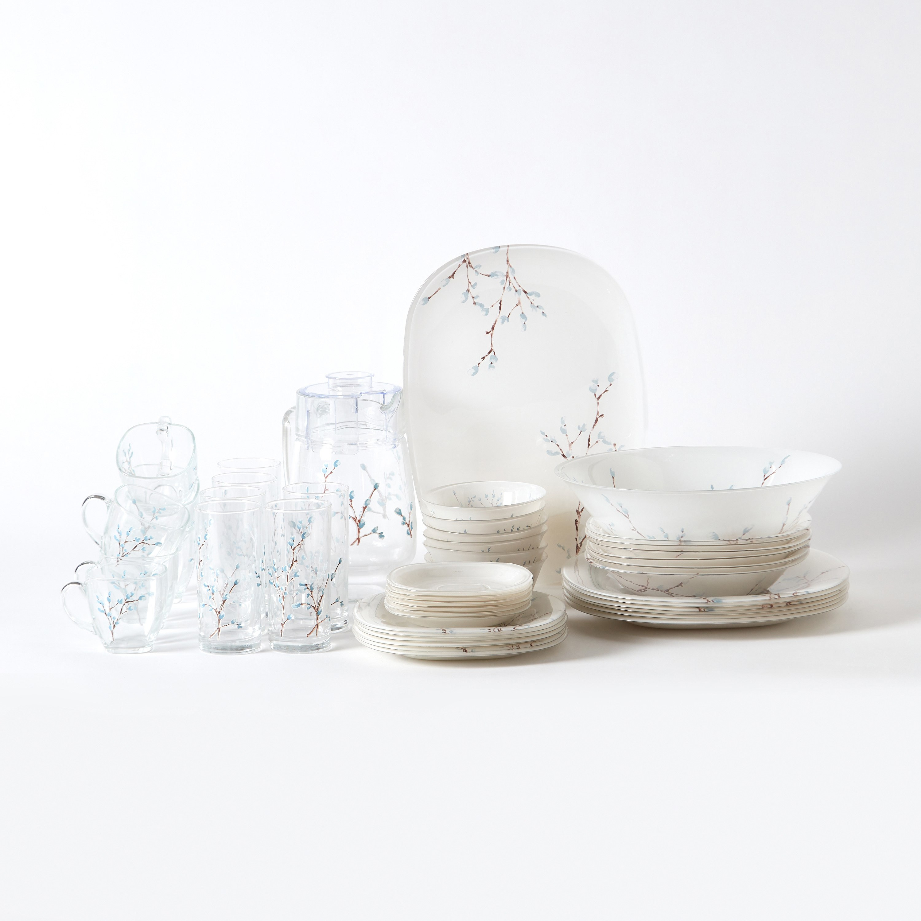Luminarc 46-Piece Glass Hana Dinner Set - Serves 6-hbxhomeware-hbxkitchen-image-8