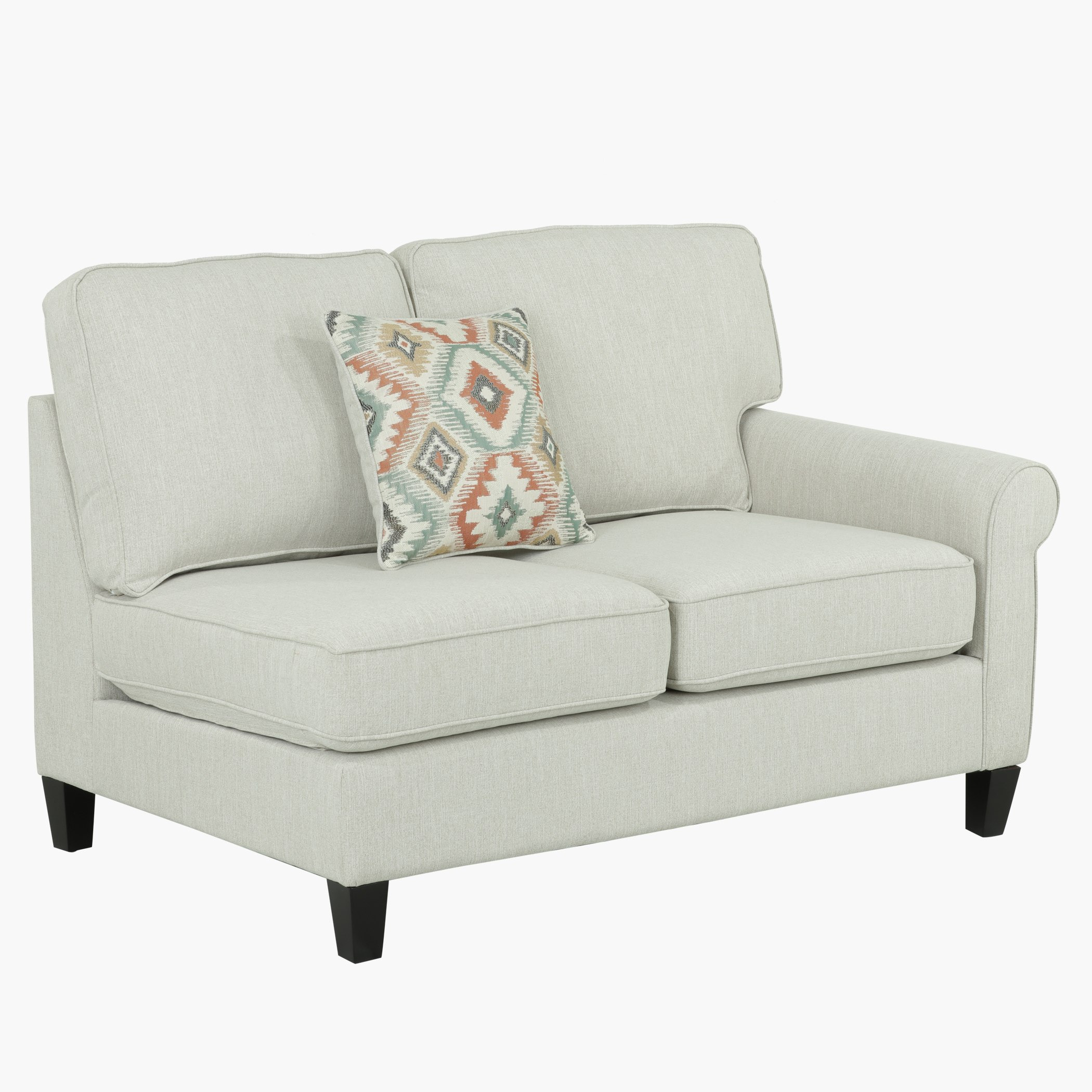أريكة بمقعدين يمين مع وسادة من أوكوود-hbxfurniture-livingroom-sofasandsofasets-image-2