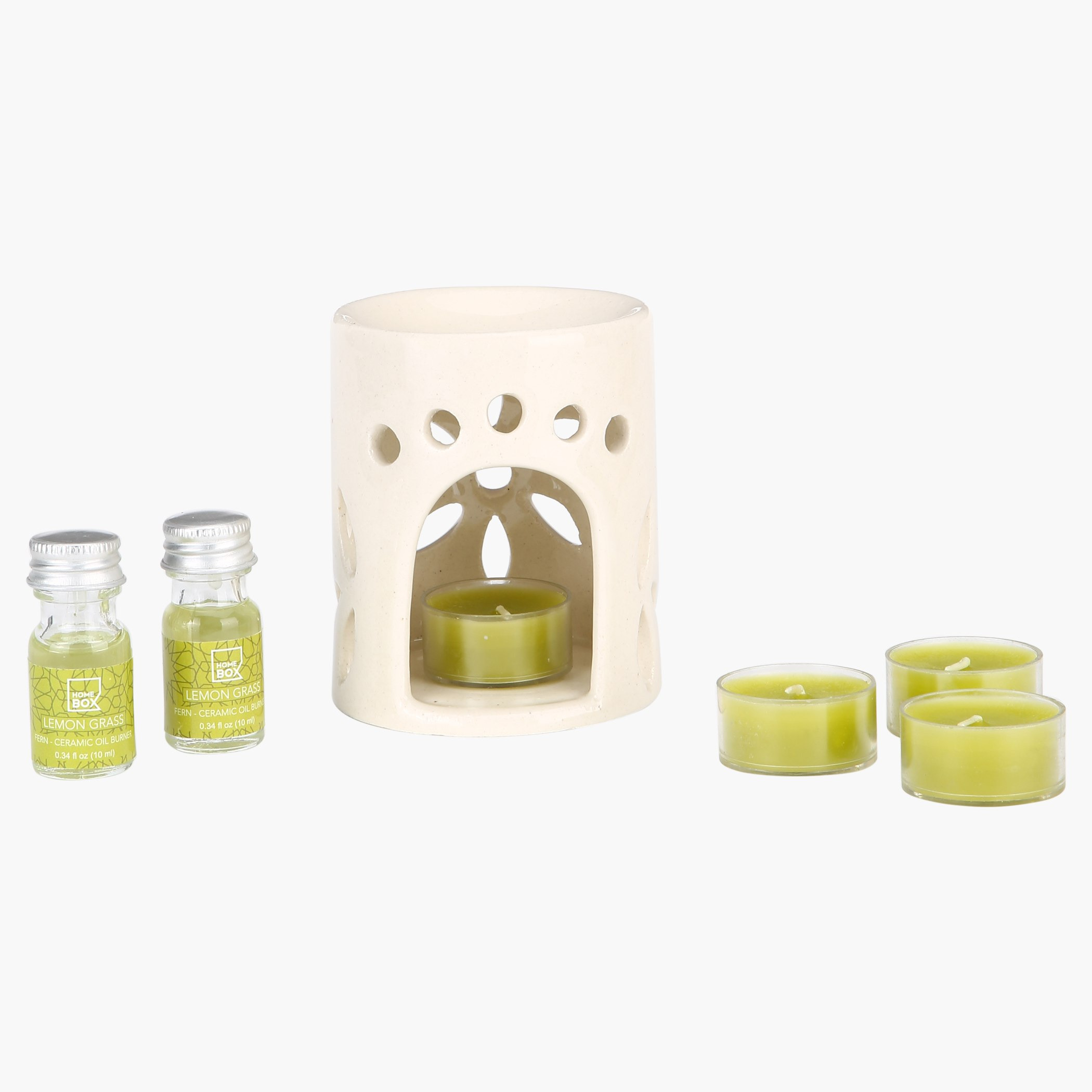 Fern 7-Piece Lemongrass Oil Burner Set-hbxbedroom-homefragrance-oilburners-image-1