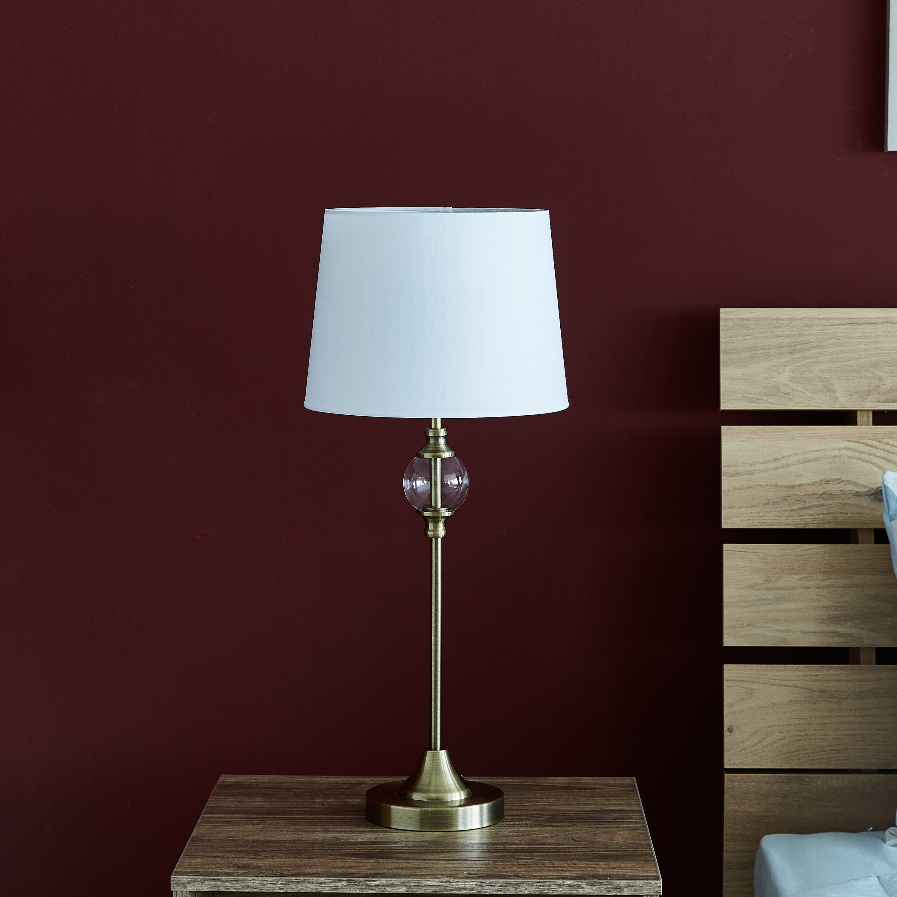 Clio Steel Table Lamp - 65 cm-hbxlivingroom-lighting-tablelamps-image-1