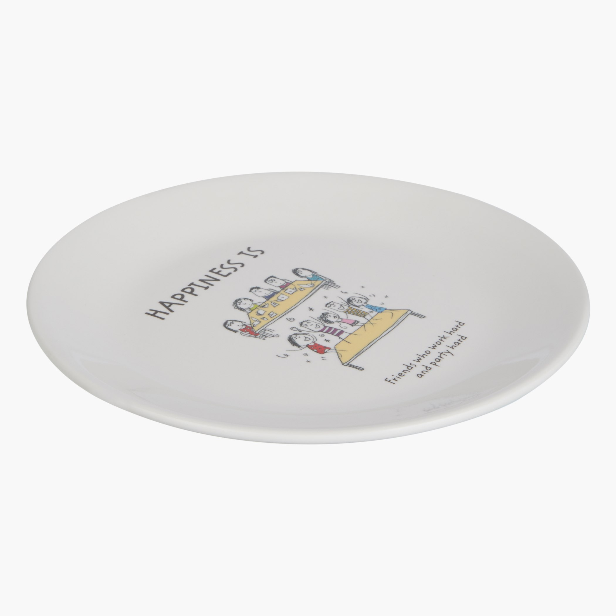 صحن مقرمشات مستدير من هابينيس 22 سم-hbxdecorandfurnishings-tabletop-serveware-image-2