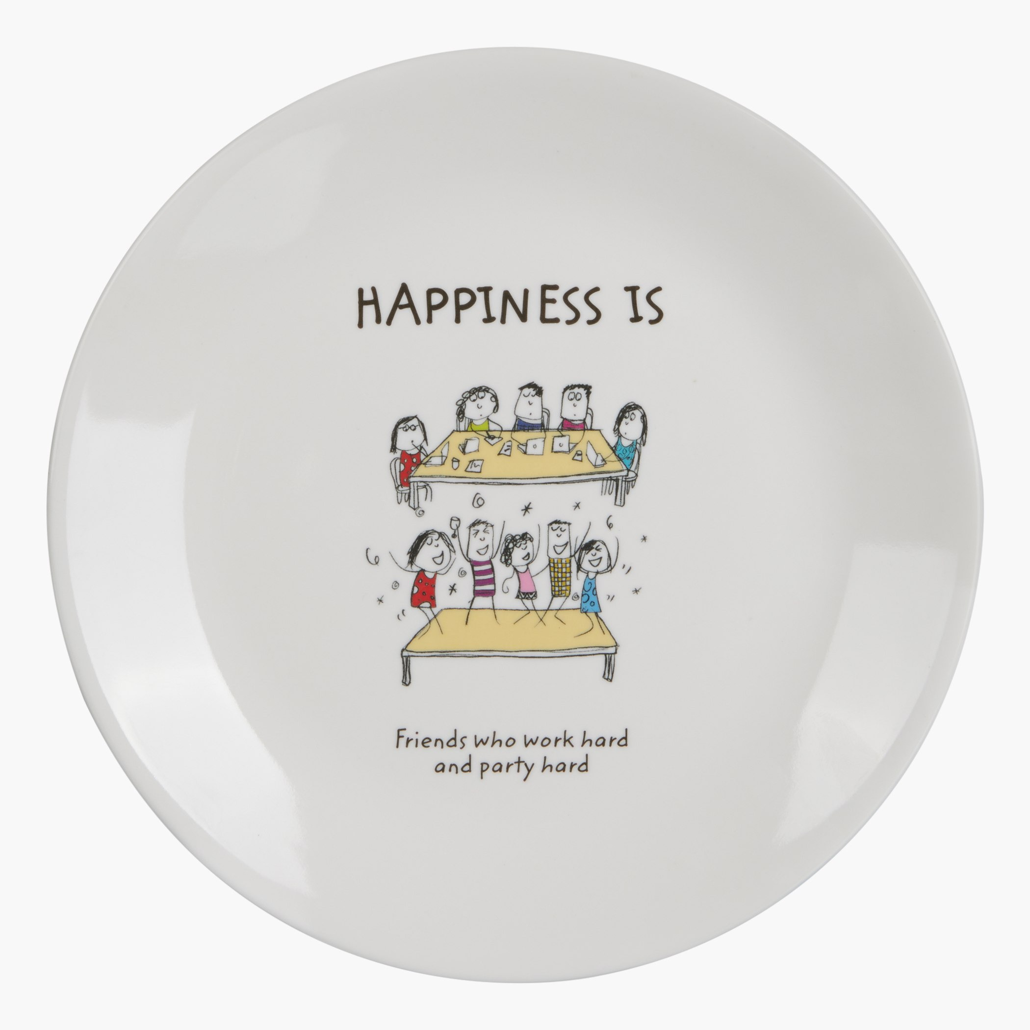 صحن مقرمشات مستدير من هابينيس 22 سم-hbxdecorandfurnishings-tabletop-serveware-image-3