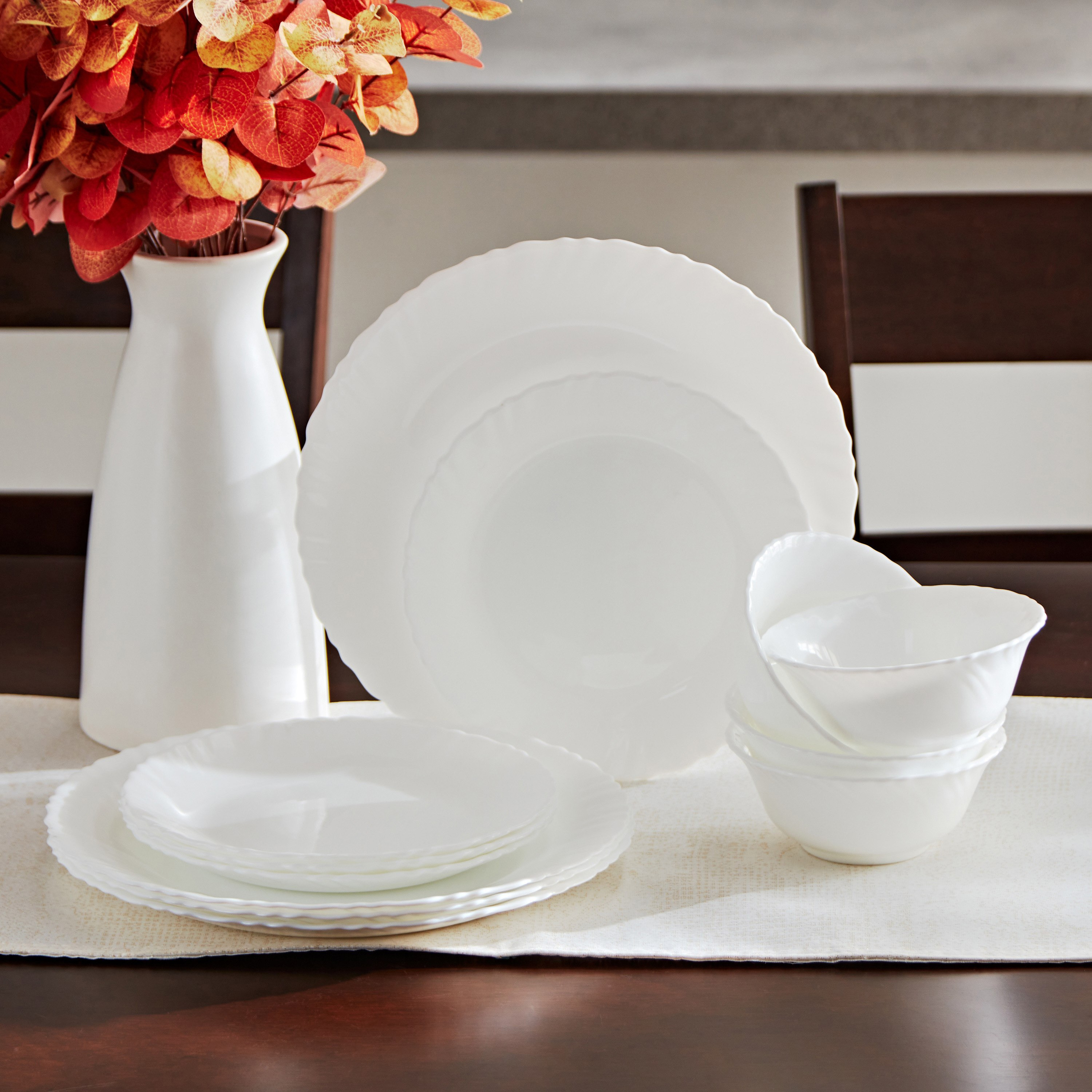 Complete dinner set on sale for 12