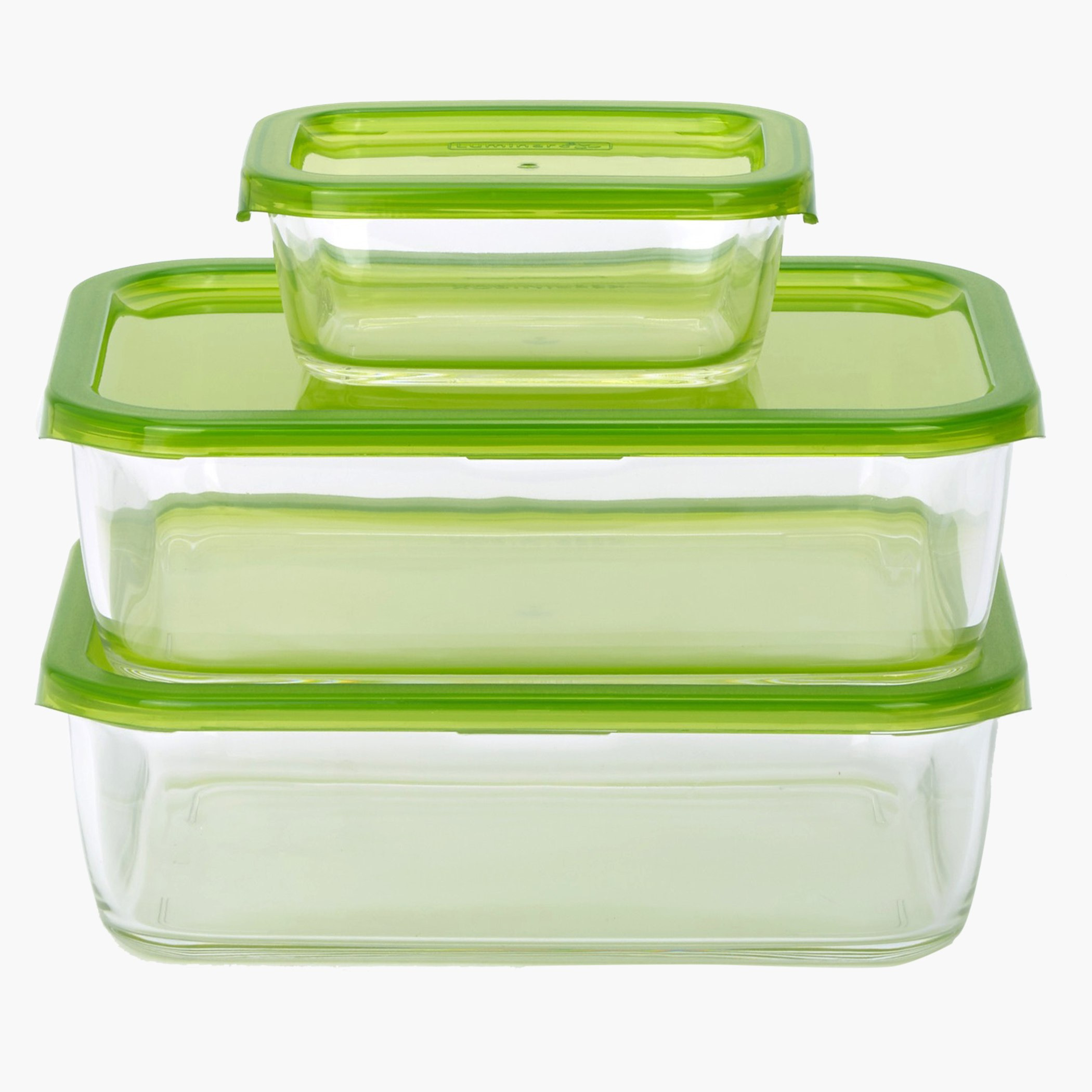 Pearl Keep'N Green Storage Container with Lid - Set of 3-hbxdecorandfurnishings-tabletop-crockery-image-1