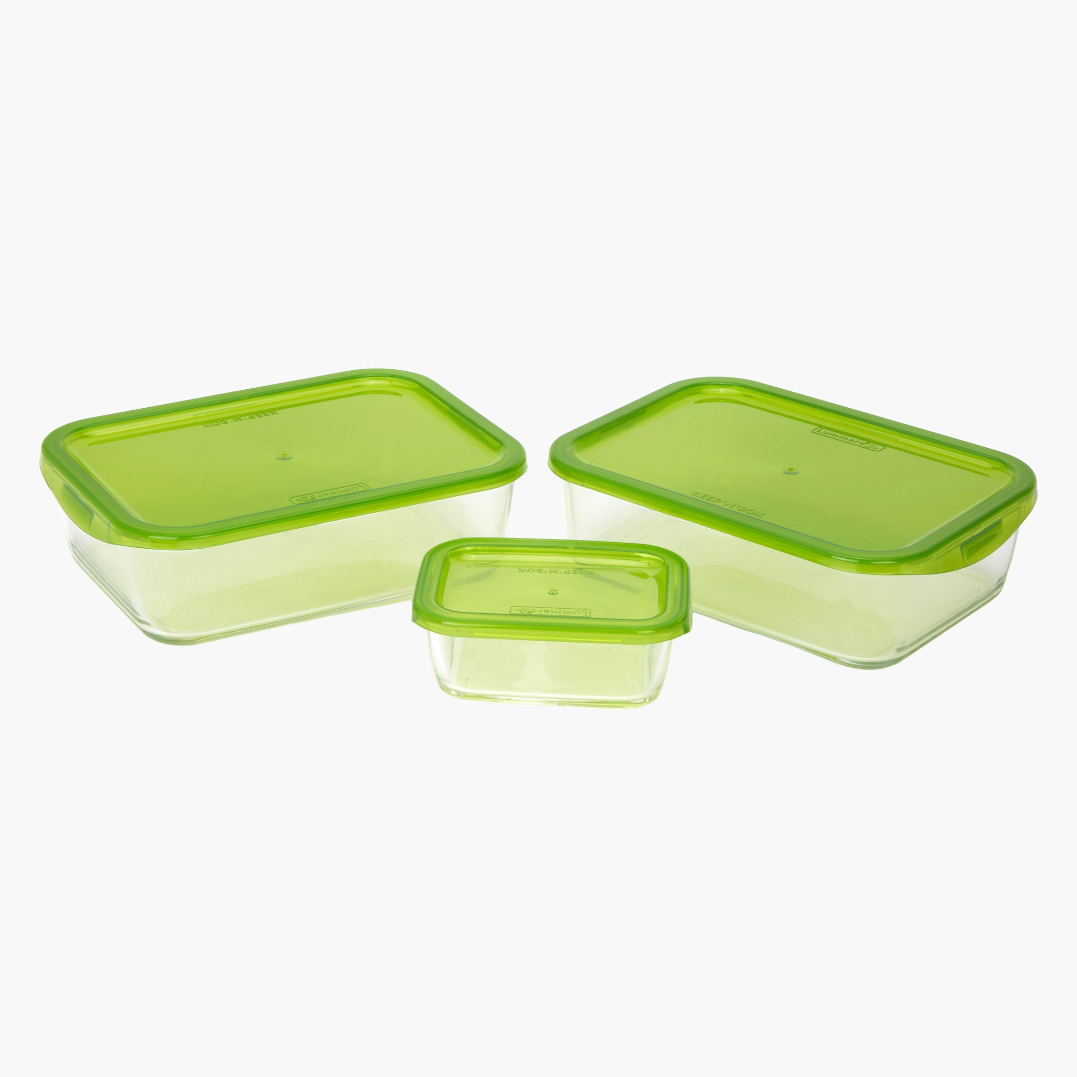 Pearl Keep'N Green Storage Container with Lid - Set of 3-hbxdecorandfurnishings-tabletop-crockery-image-2
