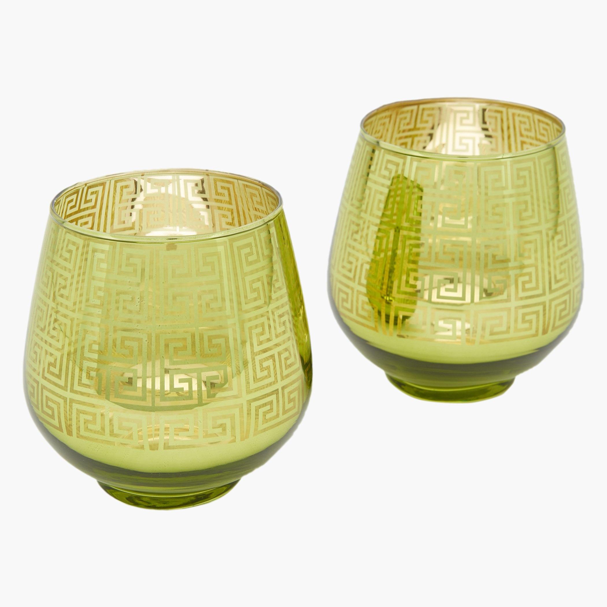 طقم حامل شموع بطبعة أورا من قطعتين-hbxlivingroom-decorandaccessories-candleholders-image-2