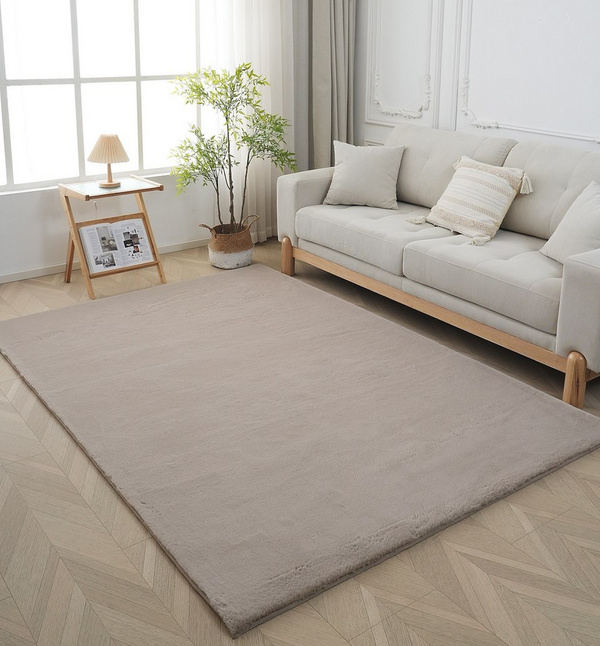Buy Faux Rabbit Fur Soft Rug - 160x230 cm Online in KSA | Homebox