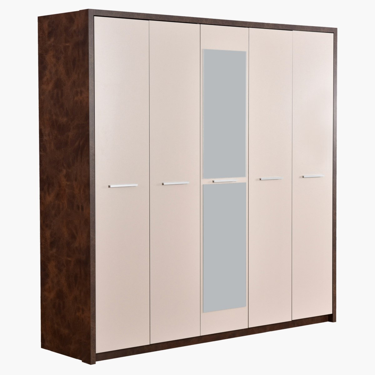 خزانة ملابس بـ5 أبواب مع مرآة من ريجاتو-hbxfurniture-wardrobes-image-1
