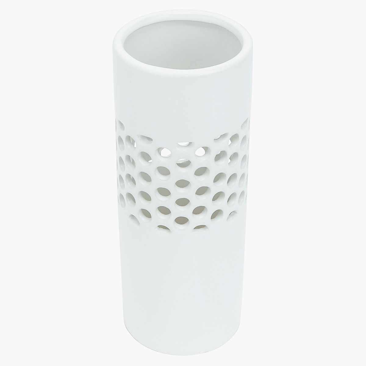 مزهرية اسطوانية بتفاصيل مفرّغة لوسينت-hbxbedroom-decorandaccessories-vases-image-2