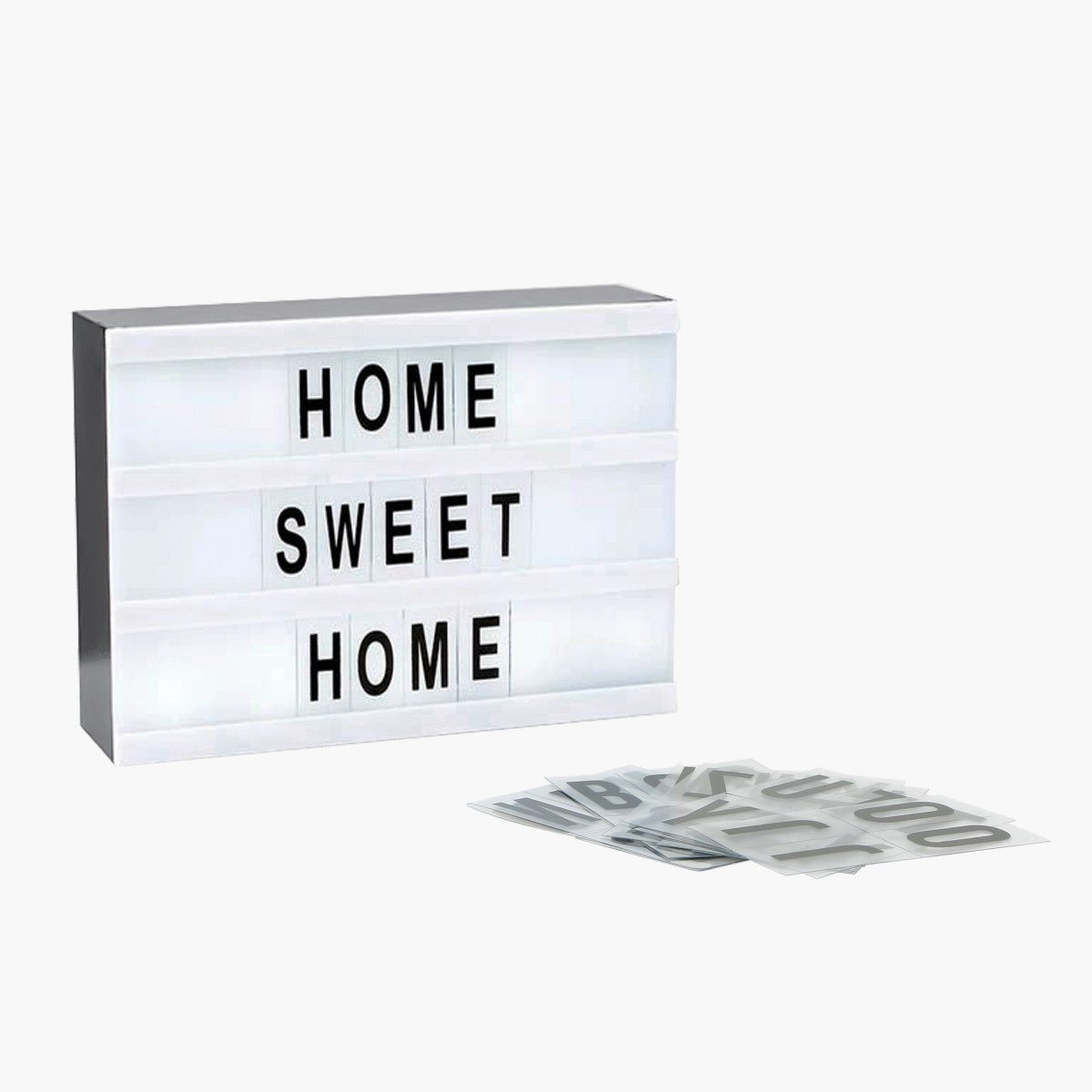 صندوق إضاءة إل إي دي - 60 قطعة على شكل أحرف-hbxdiningroom-walldecor-wallart-image-1