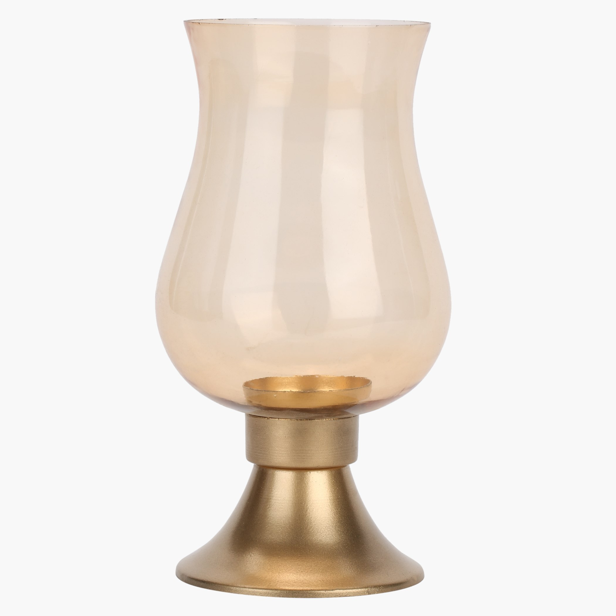 حامل شموع بتصميم فانوس زجاجي كامي-hbxlivingroom-decorandaccessories-candleholders-image-1