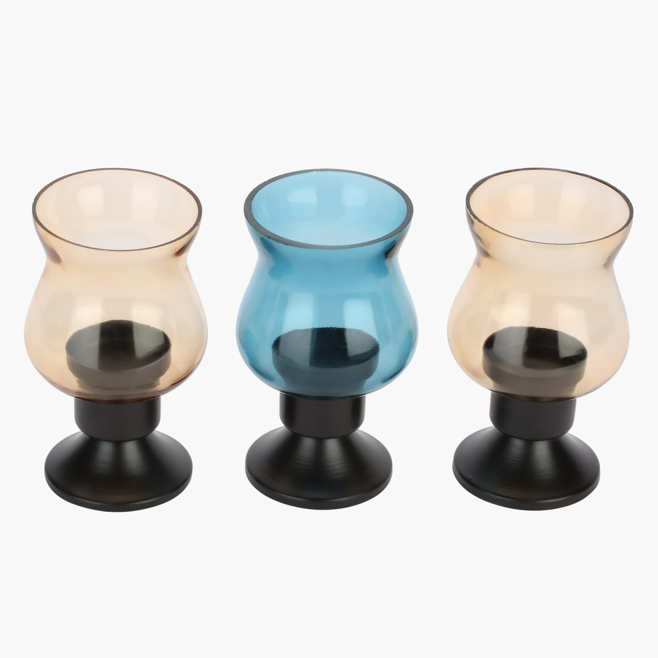 حامل شموع ميني بيديستال من كامي - طقم من 3 قطع-hbxlivingroom-decorandaccessories-candleholders-image-2