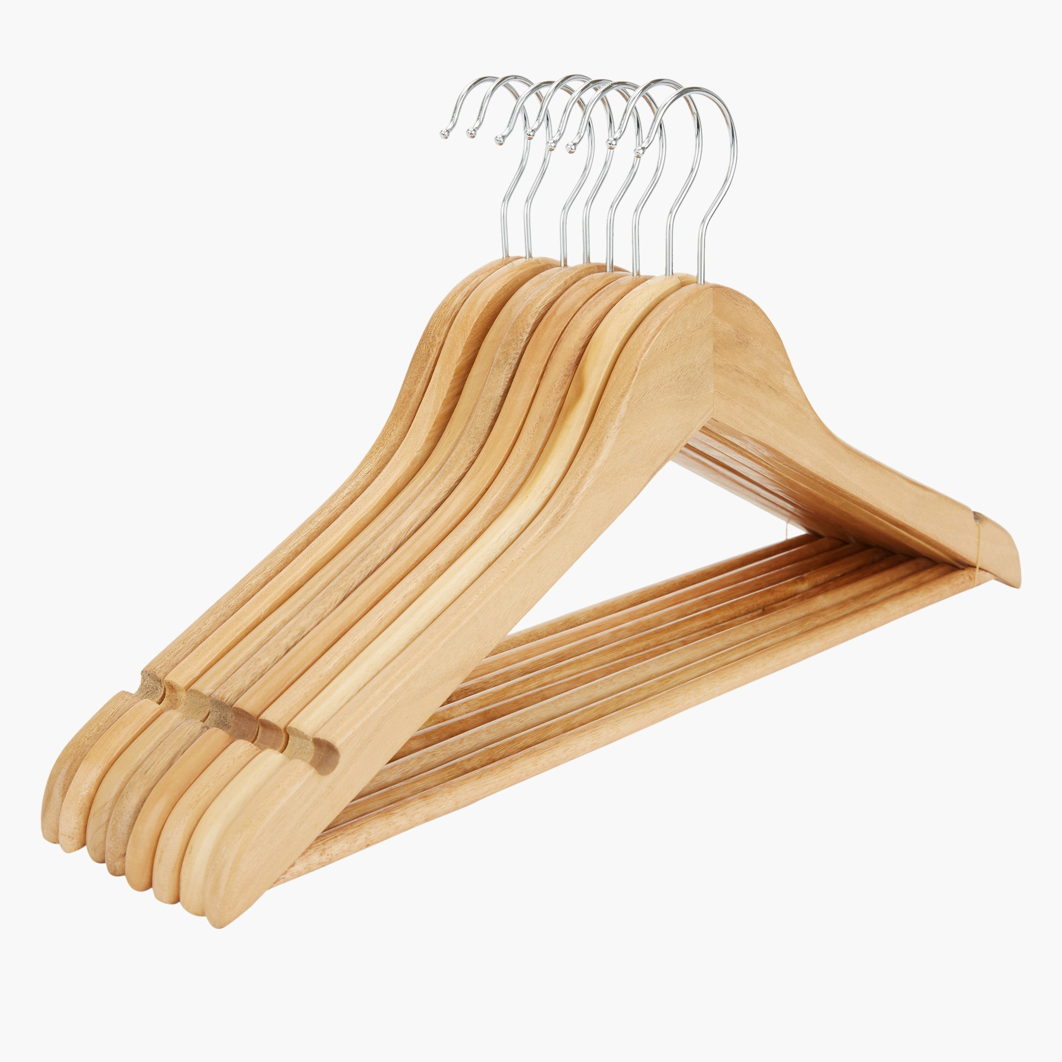 علّاقات خشبية فوريست - طقم من 8 قطع-hbxhomeware-bathandlaundry-clothesdryingracks-image-1