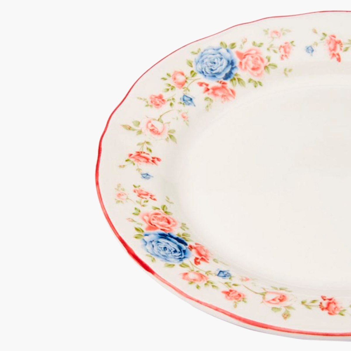 صحن عشاء بطبعات زهور من كلايتان - 26 سم-hbxdecorandfurnishings-tabletop-crockery-image-3