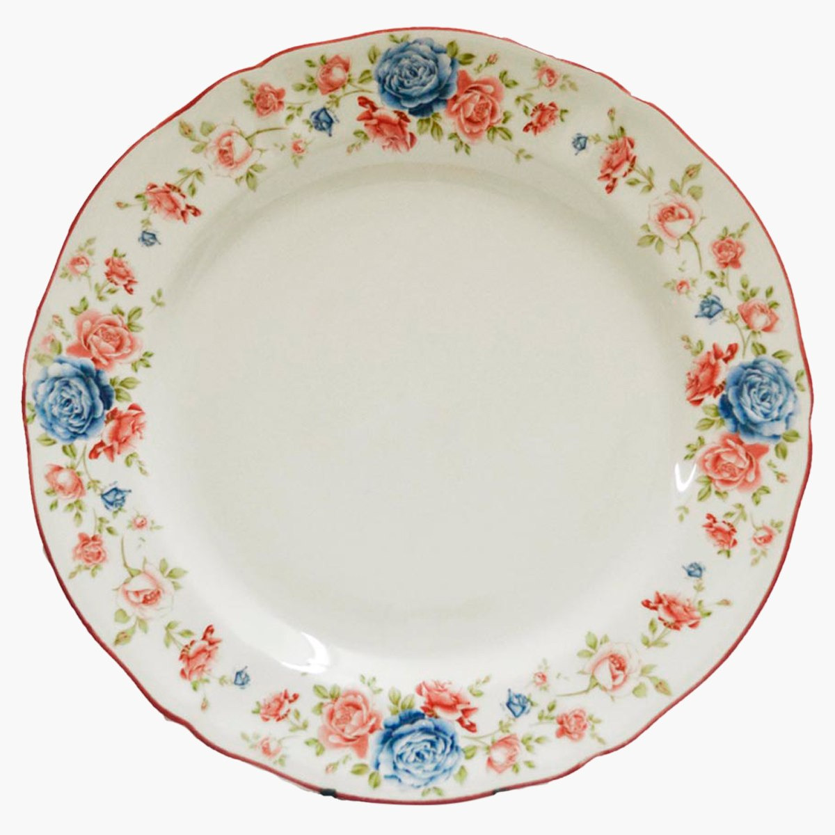 صحن عشاء بطبعات زهور من كلايتان - 26 سم-hbxdecorandfurnishings-tabletop-crockery-image-1