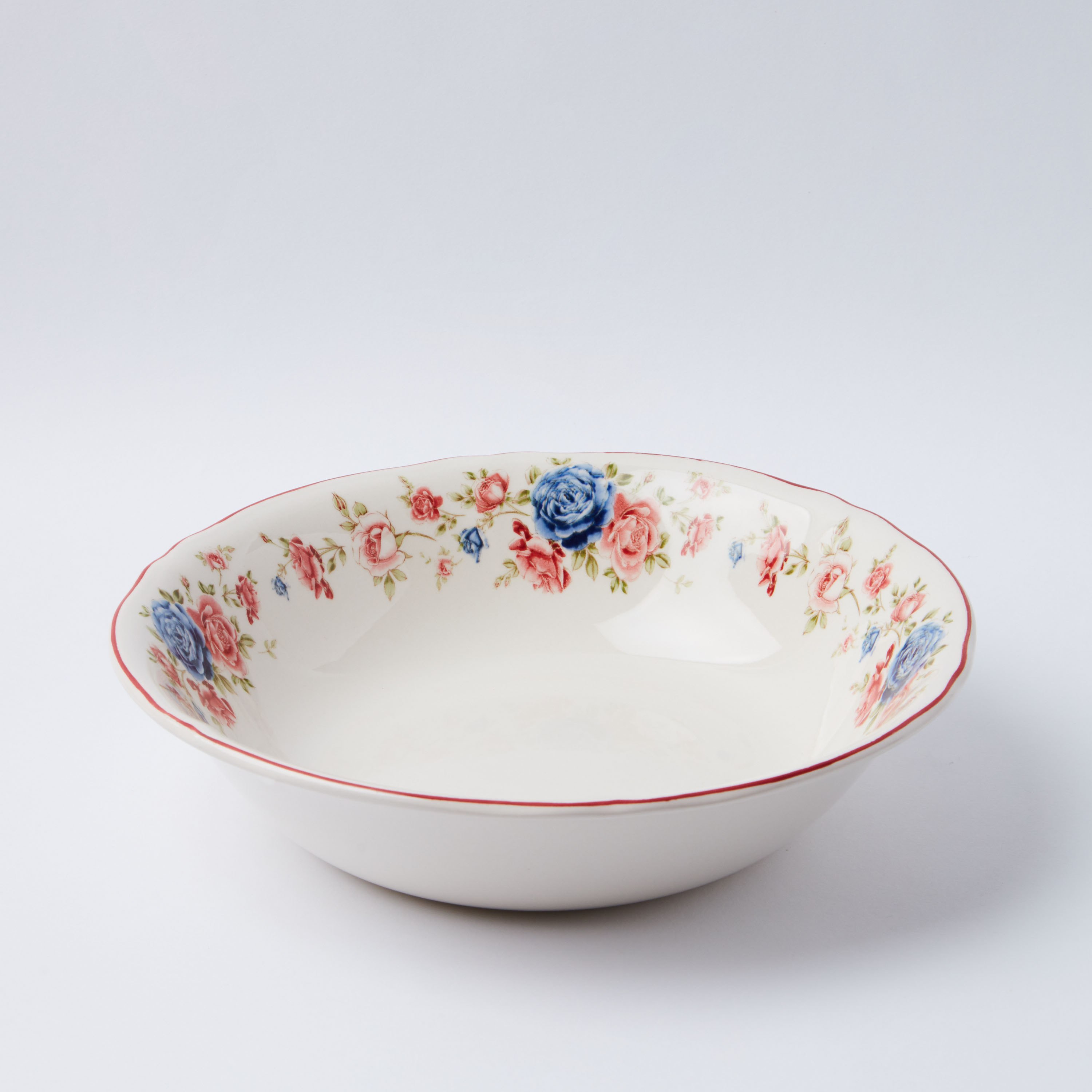 وعاء تقديم بطبعات ورود من كلايتان كوتاج - 24 سم-hbxdecorandfurnishings-tabletop-crockery-image-4