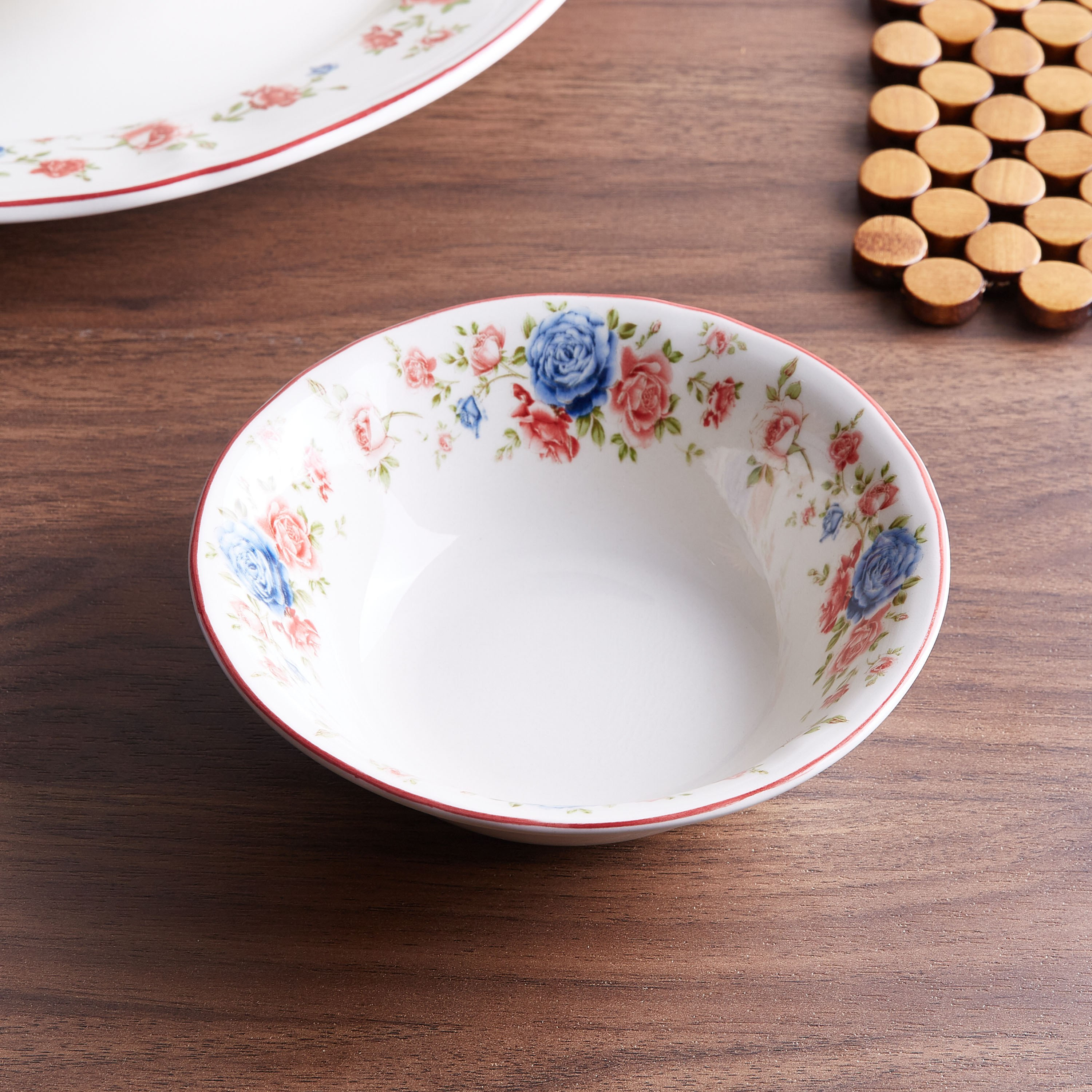وعاء حساء بطبعات ورود من كوتيدج روز من كلايتان - 16 سم-hbxdecorandfurnishings-tabletop-crockery-image-1