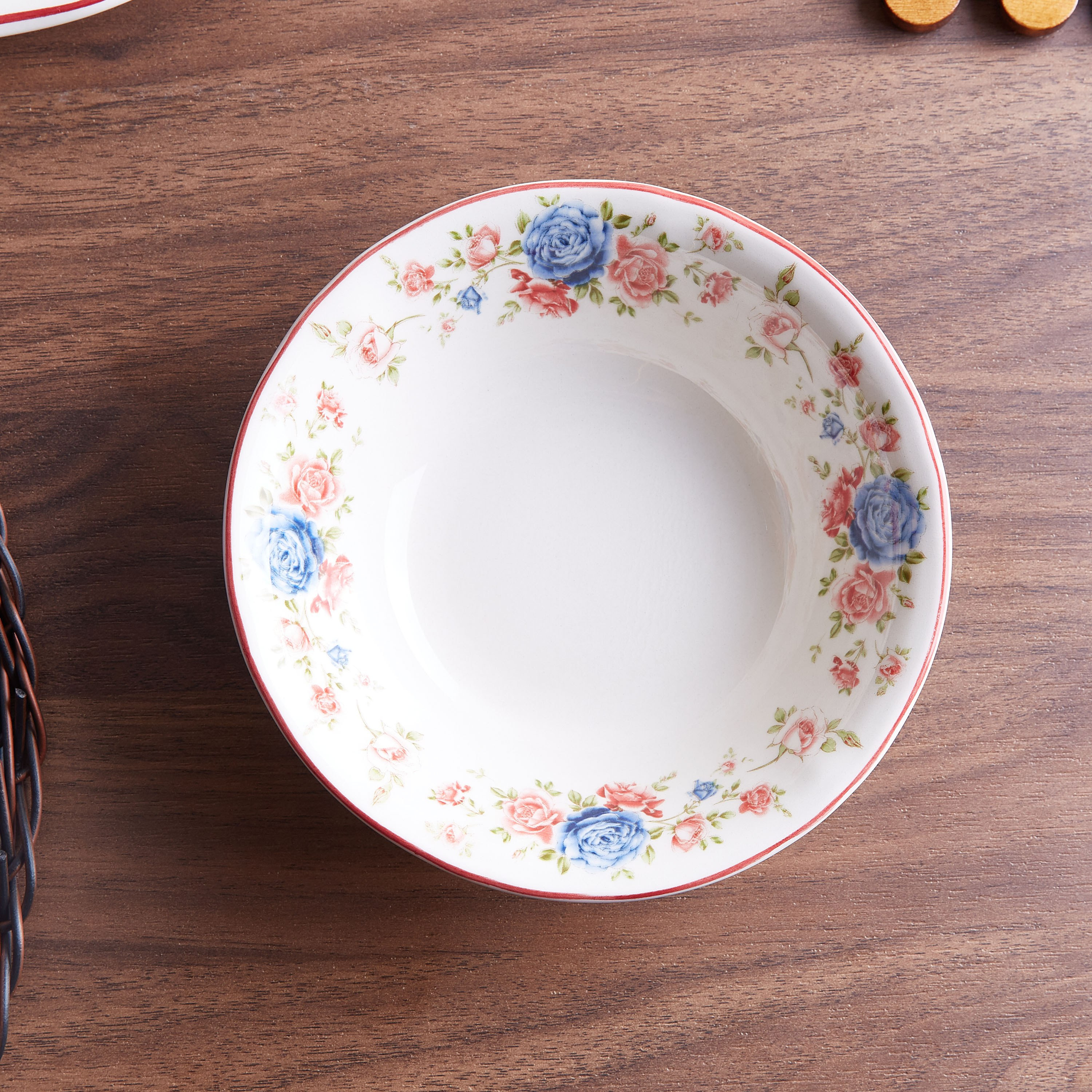 وعاء حساء بطبعات ورود من كوتيدج روز من كلايتان - 16 سم-hbxdecorandfurnishings-tabletop-crockery-image-2