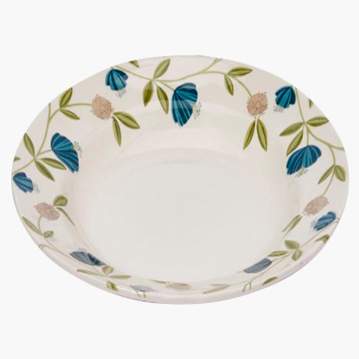 طبق حساء أنيق كلايتن بطبعات أزهار - 23 سم-hbxdecorandfurnishings-tabletop-crockery-image-1
