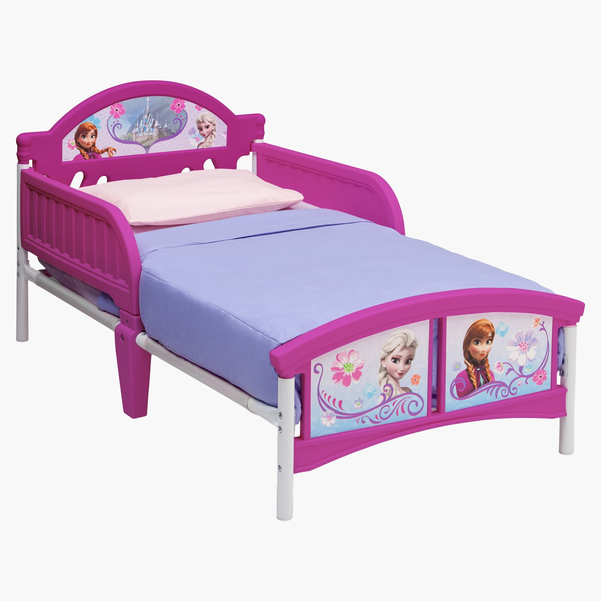سرير أطفال بطبعات فروزن - 70x130 سم-hbxfurniture-bedsandbedsets-beds-toddler-image-1