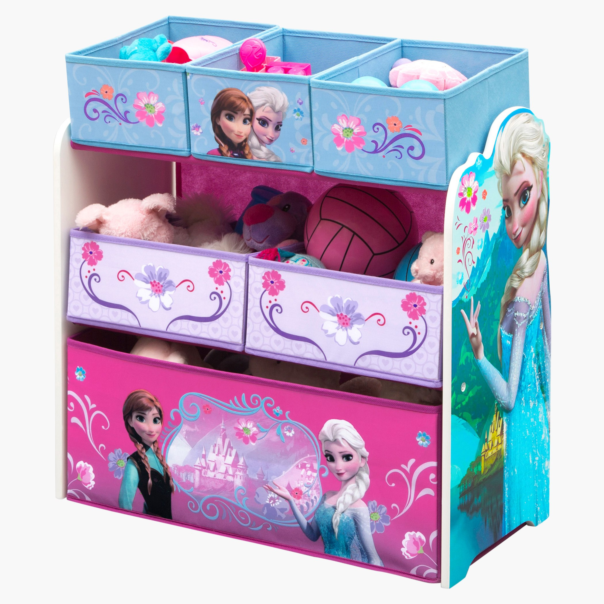 منظّم ألعاب من 6 أقسام بطبعات فروزن-hbxhomeware-kidsessentials-kidsorganiser-image-2