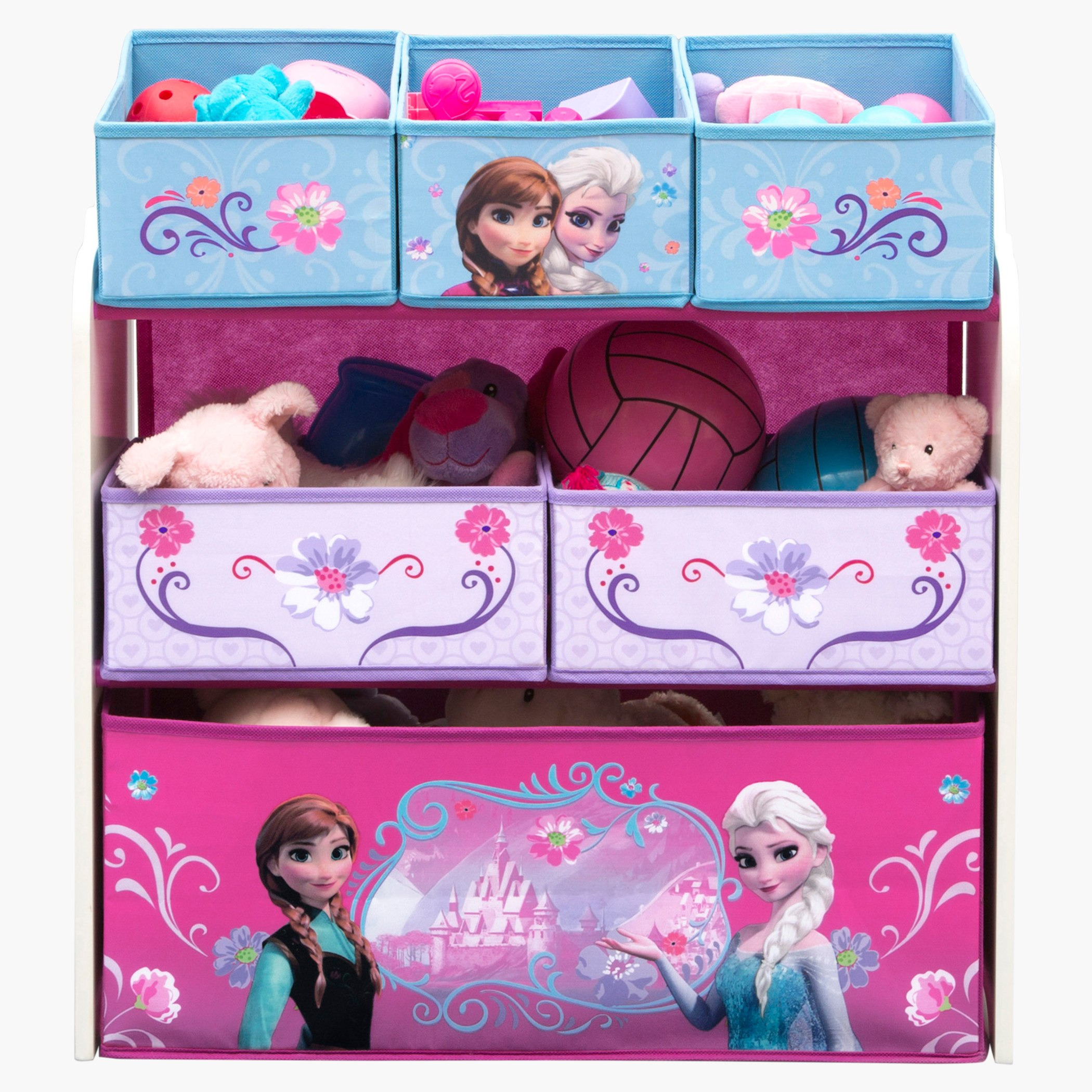 منظّم ألعاب من 6 أقسام بطبعات فروزن-hbxhomeware-kidsessentials-kidsorganiser-image-3