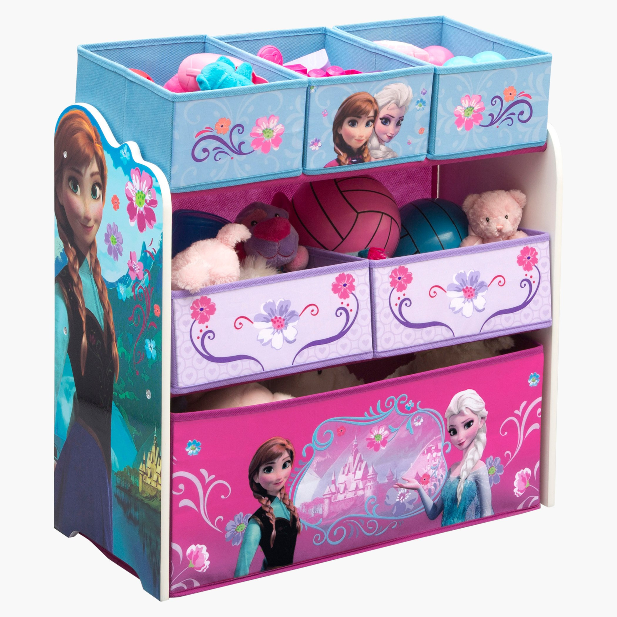 منظّم ألعاب من 6 أقسام بطبعات فروزن-hbxhomeware-kidsessentials-kidsorganiser-image-4