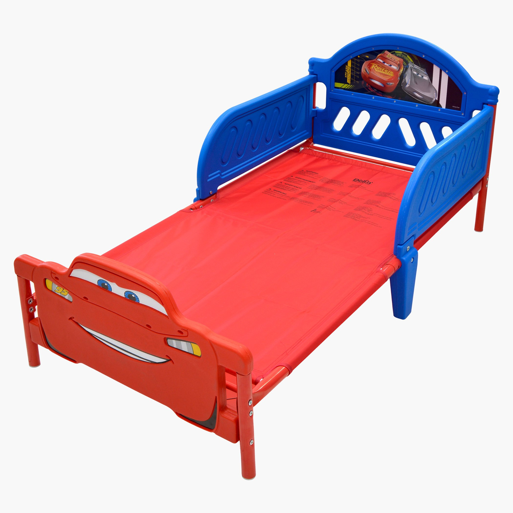 سرير أطفال بطبعات سيارات - 70x130سم-hbxfurniture-bedsandbedsets-beds-toddler-image-3