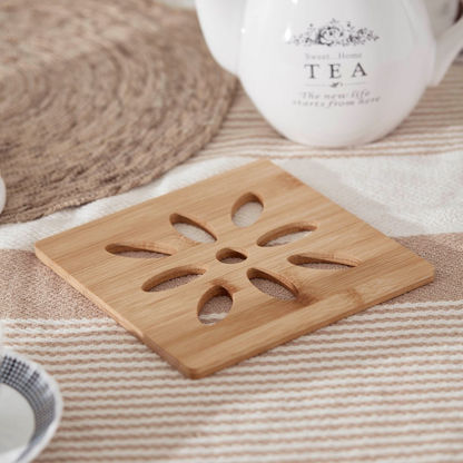 Bamboo Square Trivet-Kitchen Accessories-image-0