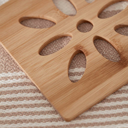 Bamboo Square Trivet-Kitchen Accessories-image-1