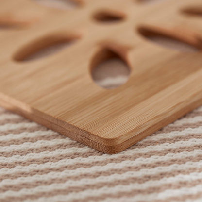 Bamboo Square Trivet-Kitchen Accessories-image-2