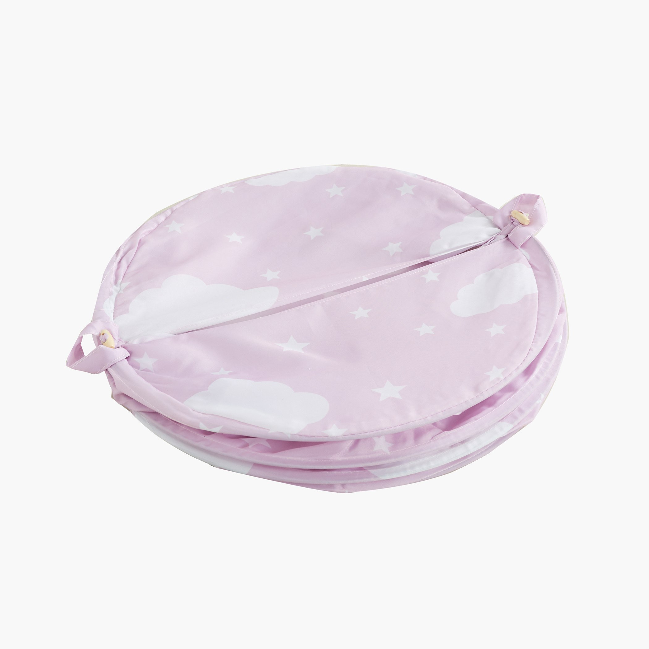 Clouds Printed Foldable Laundry Hamper-hbxhomeware-hbxkidsandyouth-image-1