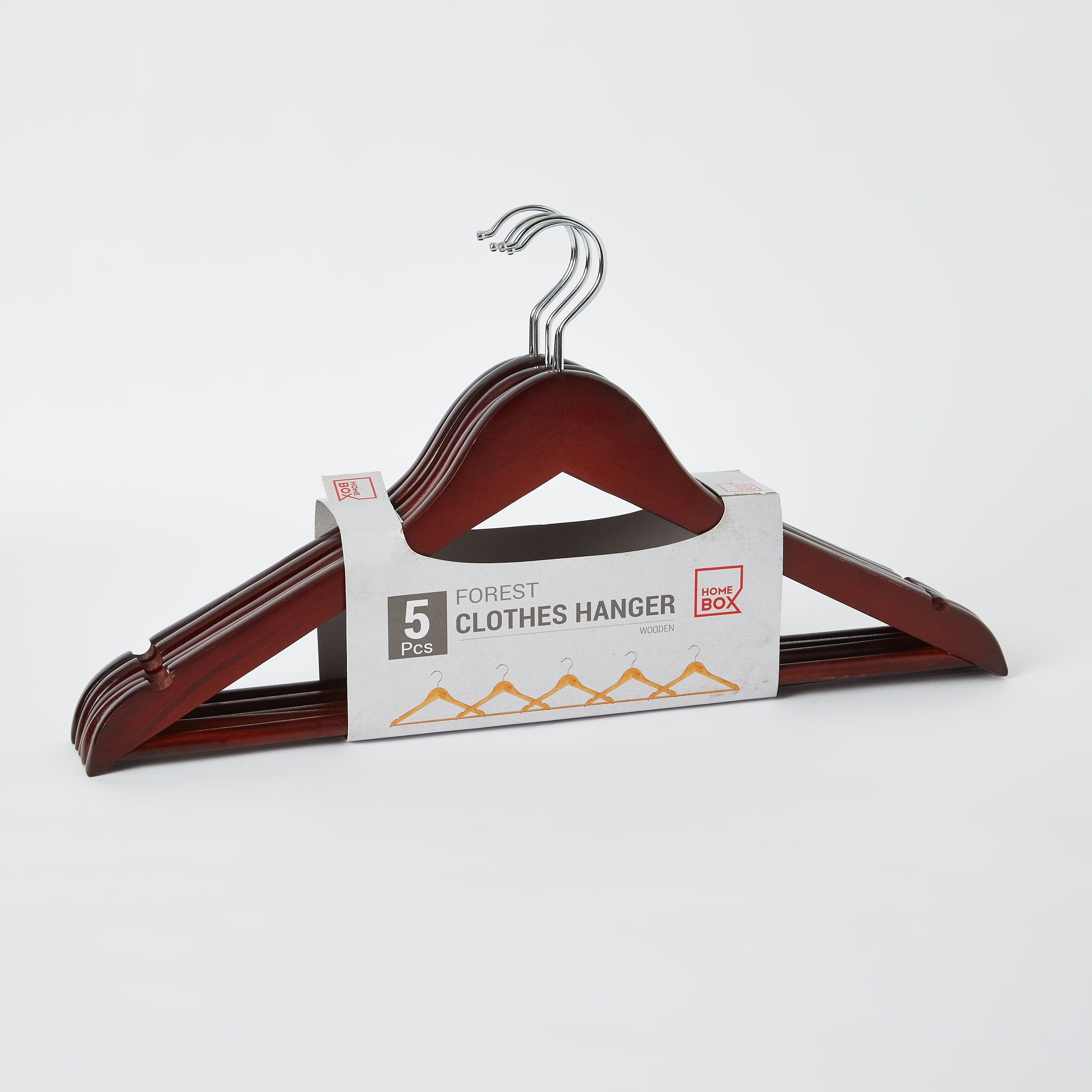 علّاقات ملابس من فورست - طقم من 5 قطع-hbxhomeware-bathandlaundry-clothesdryingracks-image-4