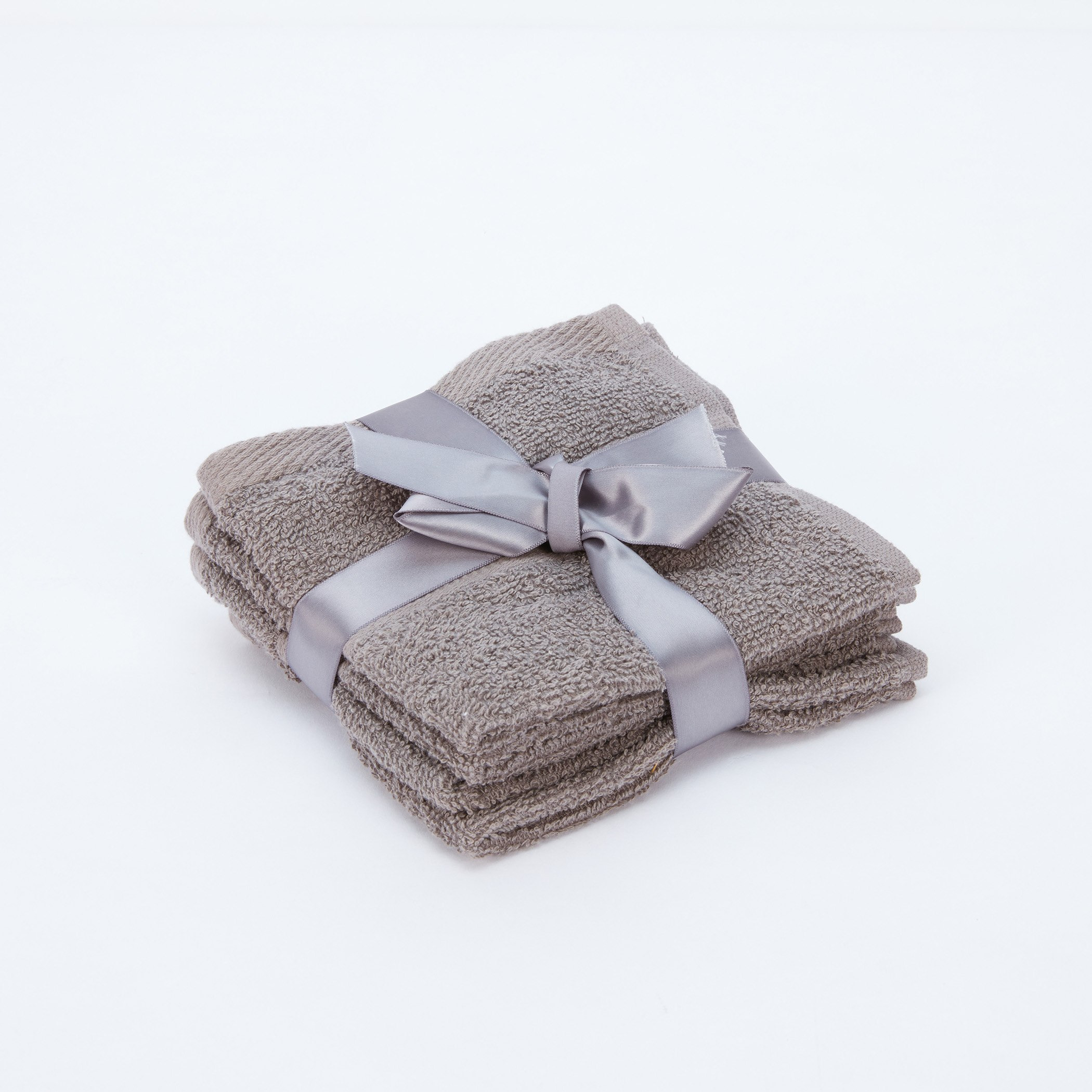 مناشف وجه بارزة الملمس إسينشال - طقم من 4 قطع-hbxbathroom-bathroomtextiles-image-2