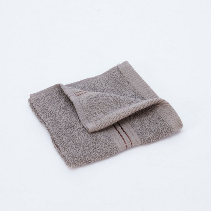 Essential Textured Face Towel - Set of 4-Bathroom Textiles-image-3