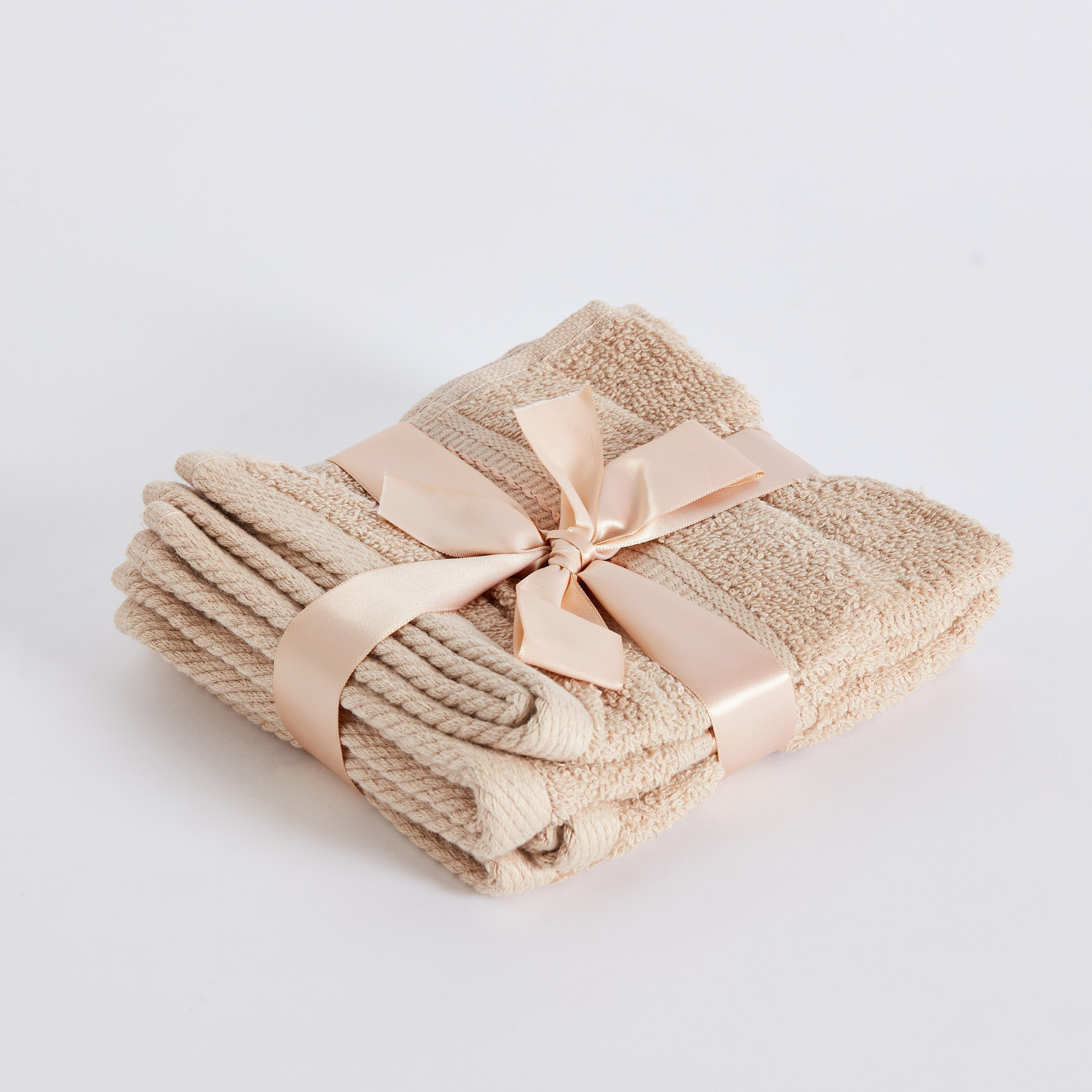 مناشف وجه بارزة الملمس من إسينشيال - طقم من 4 قطع-hbxbathroom-bathroomtextiles-image-6