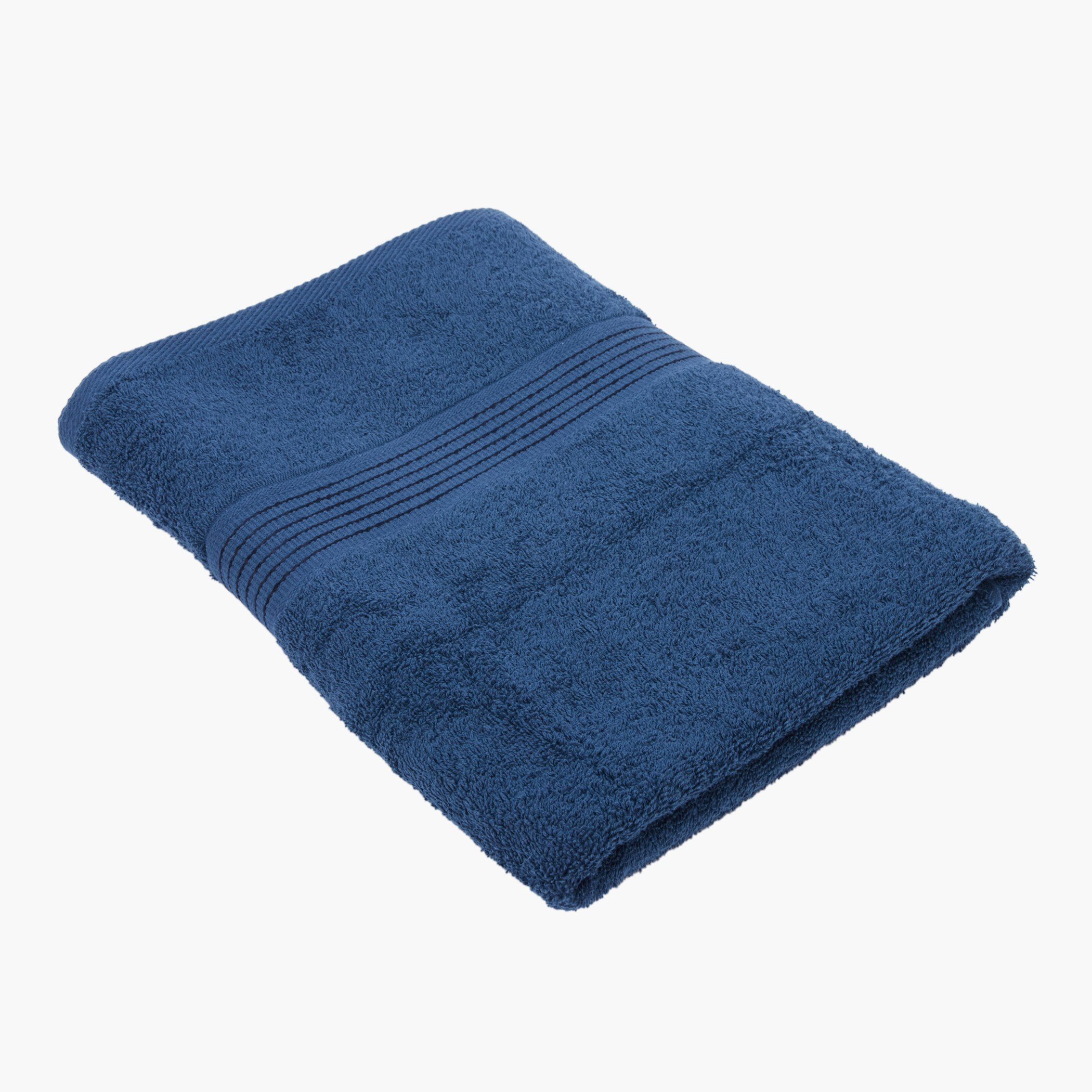 منشفة حمام كبيرة ممشطّة وبارزة الملمس إسنشيال - 90×150 سم-hbxbathroom-bathroomtextiles-image-1