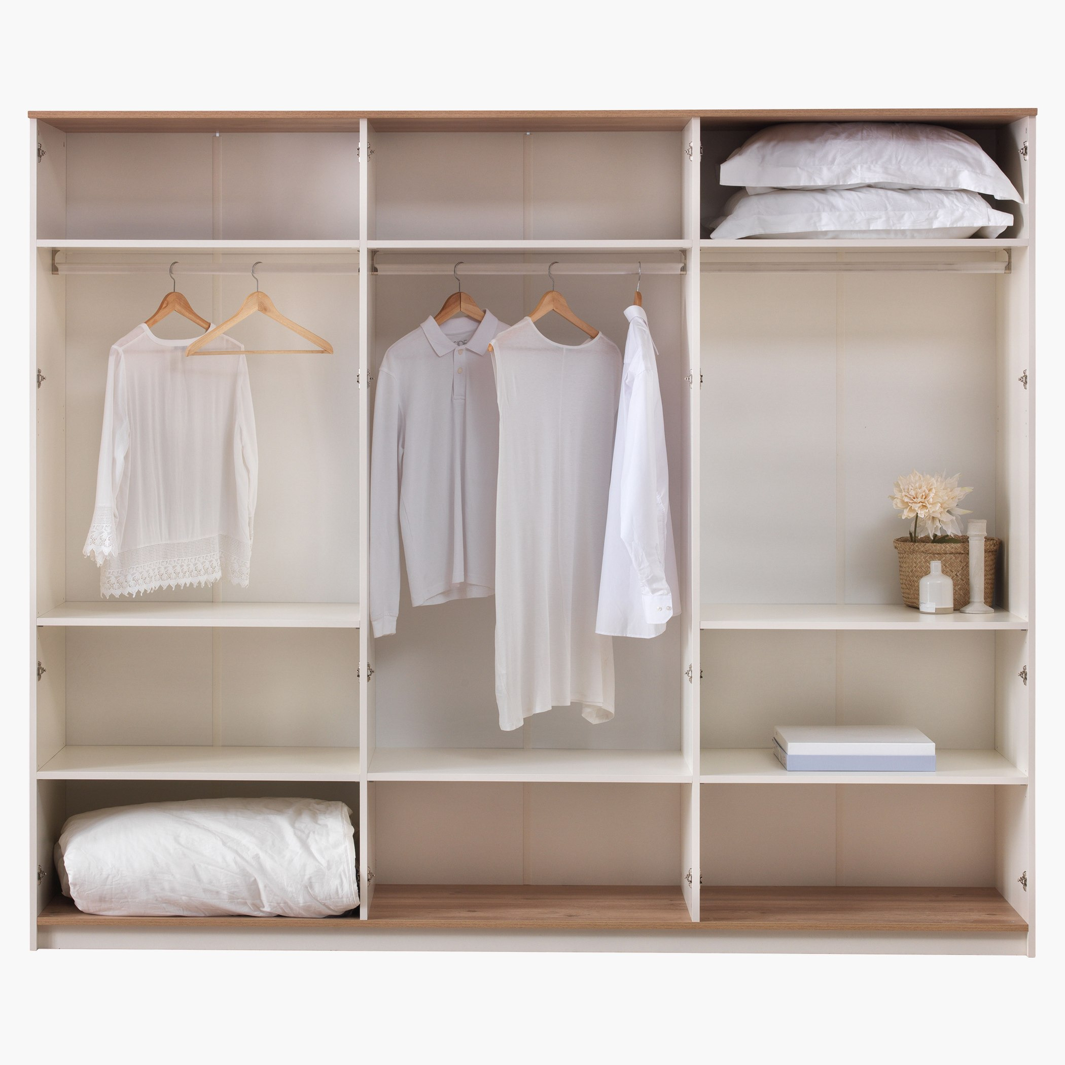 خزانة ملابس بـ6 أبواب ومرآتين من مون لايت-hbxfurniture-wardrobes-image-2