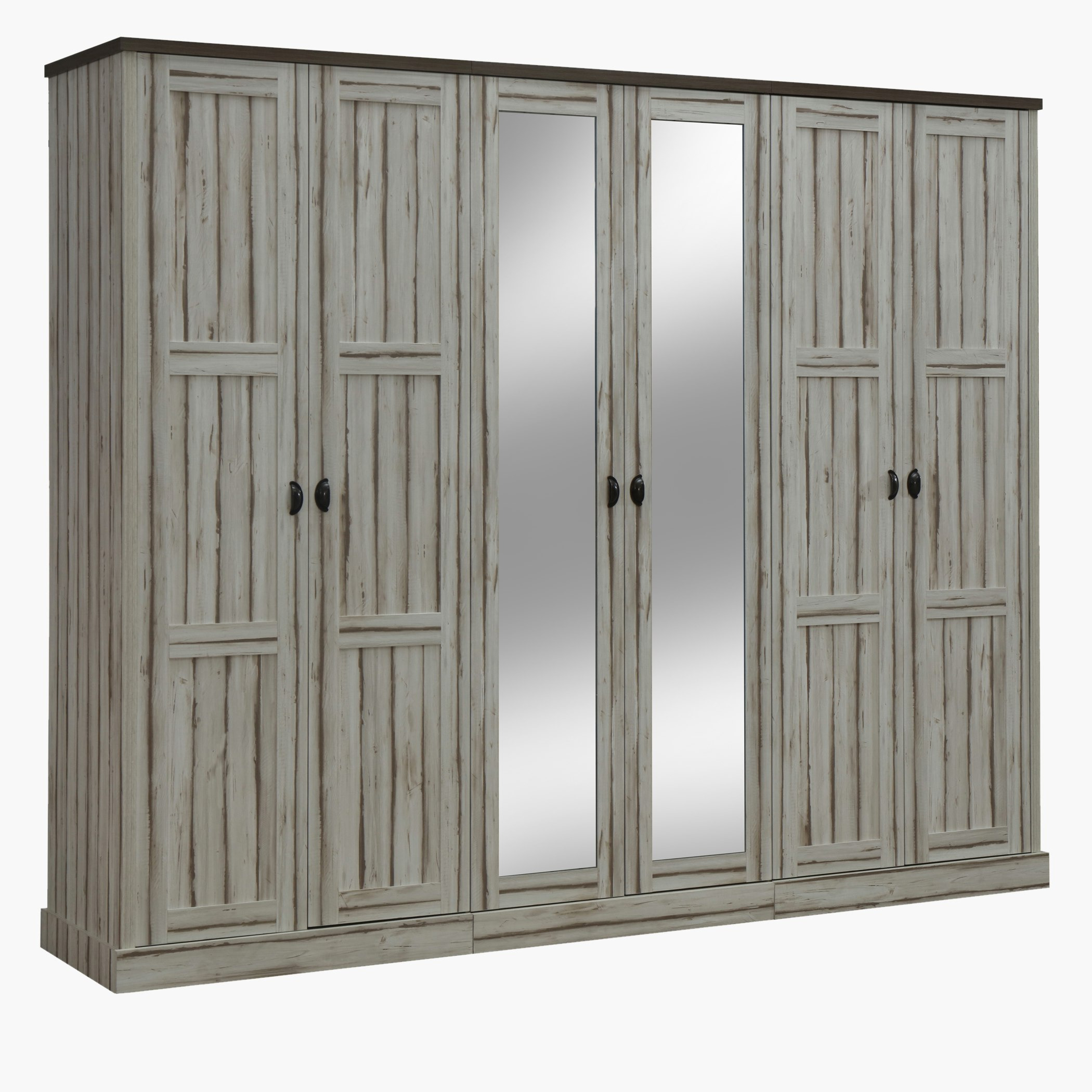 خزانة ملابس بـ6 أبواب ومرآتين سورينتو-hbxfurniture-wardrobes-image-1