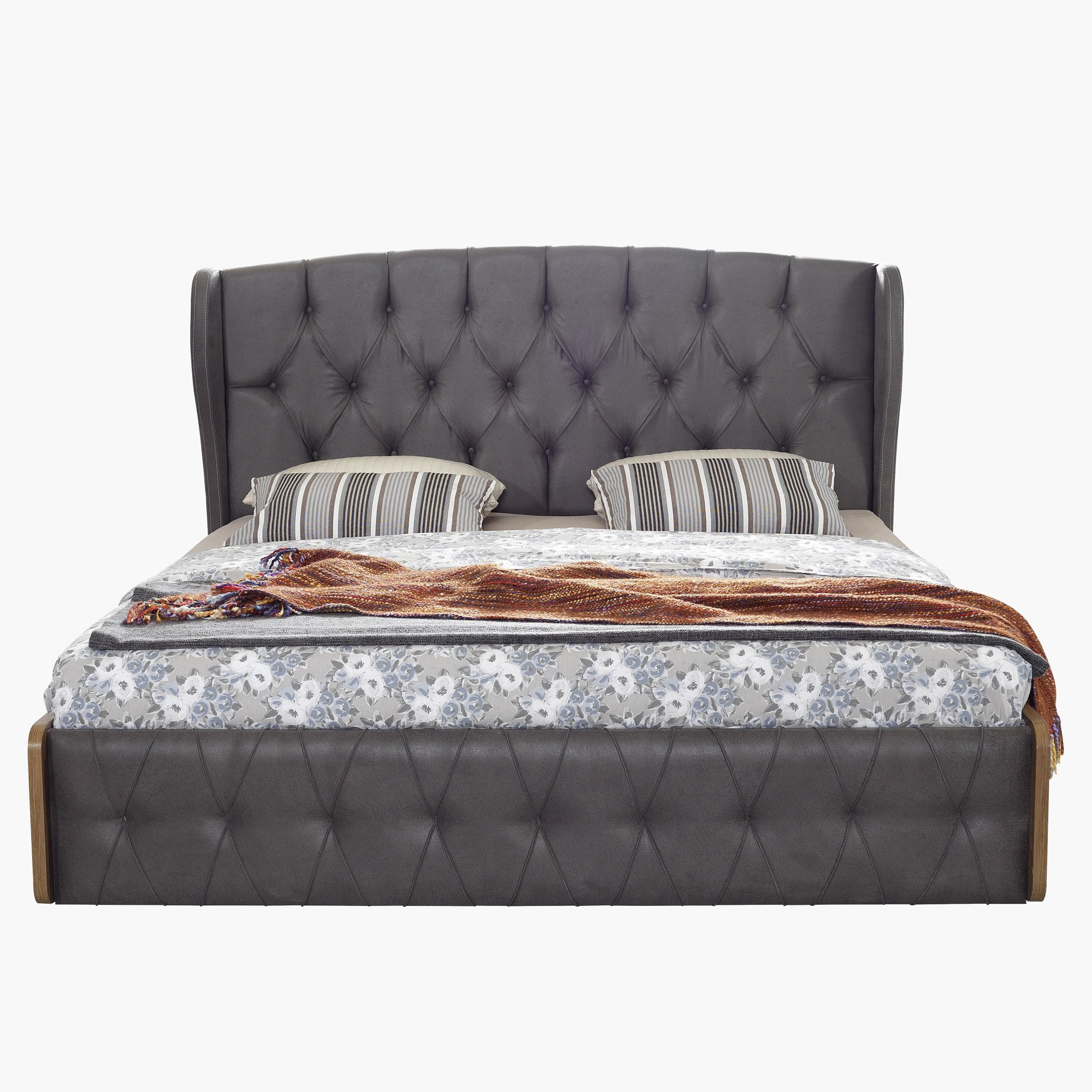 طقم غرفة نوم كينج 6 قطع من بورشام - 180x200 سم-hbxbedroom-bedsandbedsets-bedroomsets-king-image-5