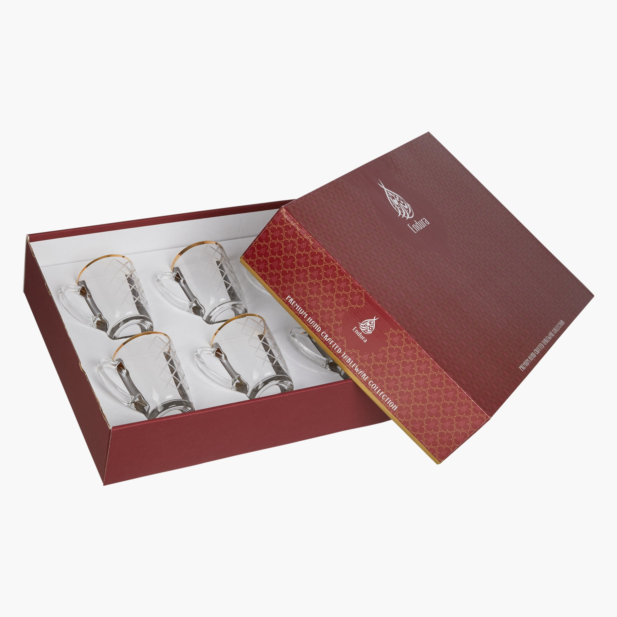 طقم مجات شاي 6 قطع بطبعات من إندورا-hbxdecorandfurnishings-tabletop-crockery-image-3