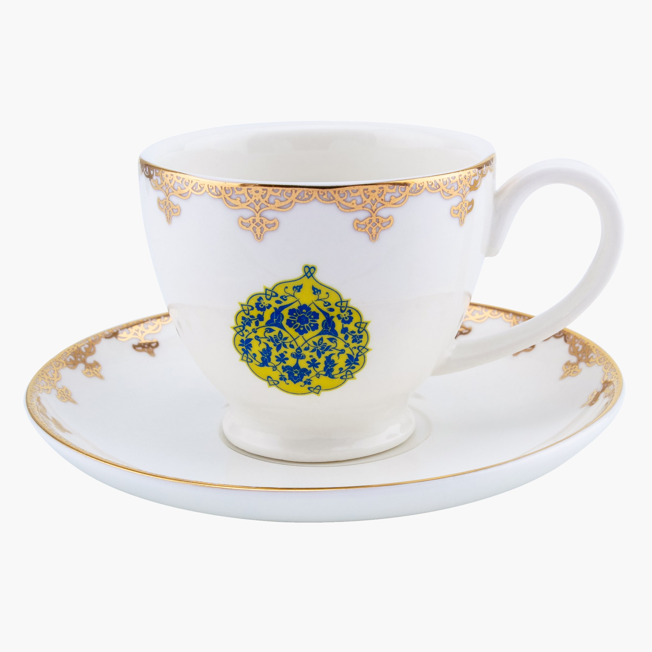 طقم فناجين وصحون 12 قطعة بطبعات سلطان-hbxhomeware-diningandtabletop-coffeeandteasets-image-2
