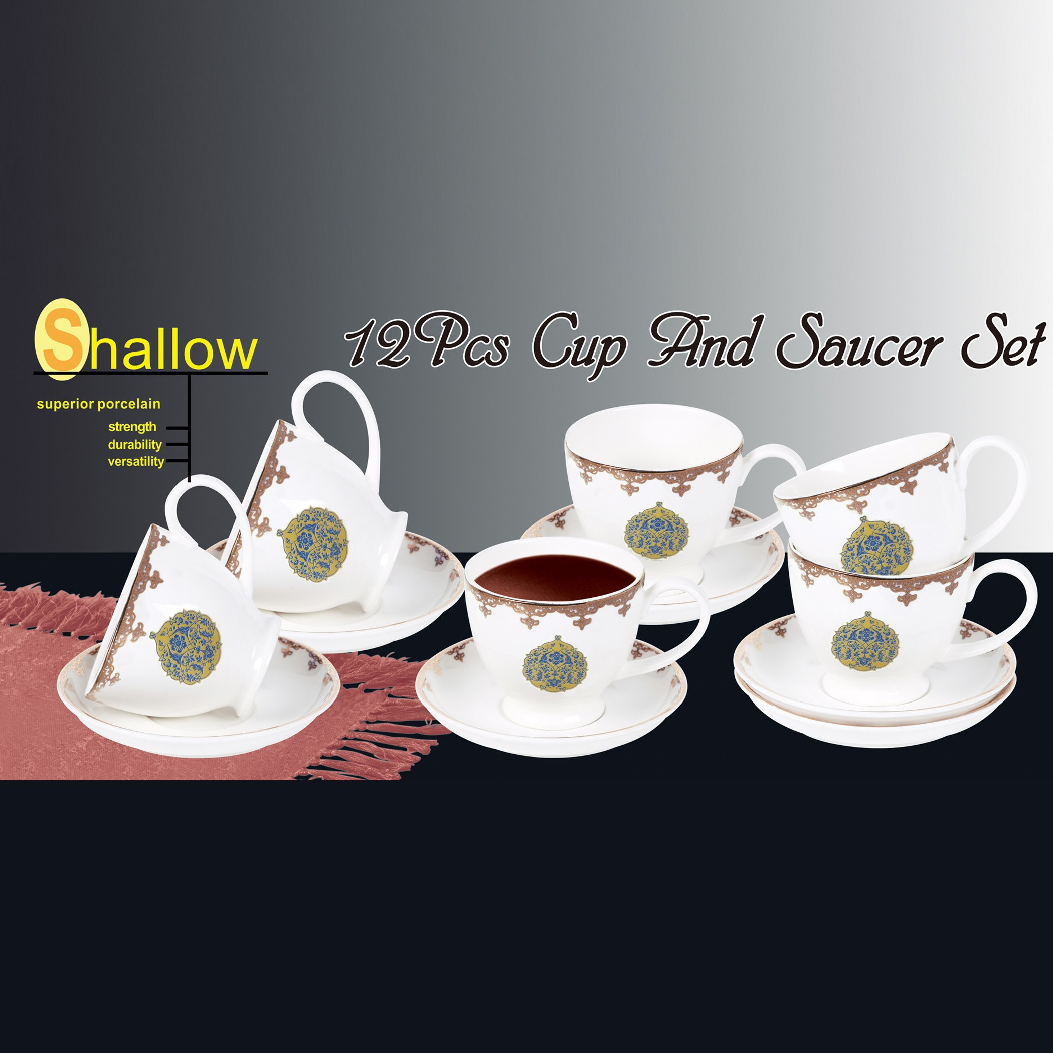 طقم فناجين وصحون 12 قطعة بطبعات سلطان-hbxhomeware-diningandtabletop-coffeeandteasets-image-5