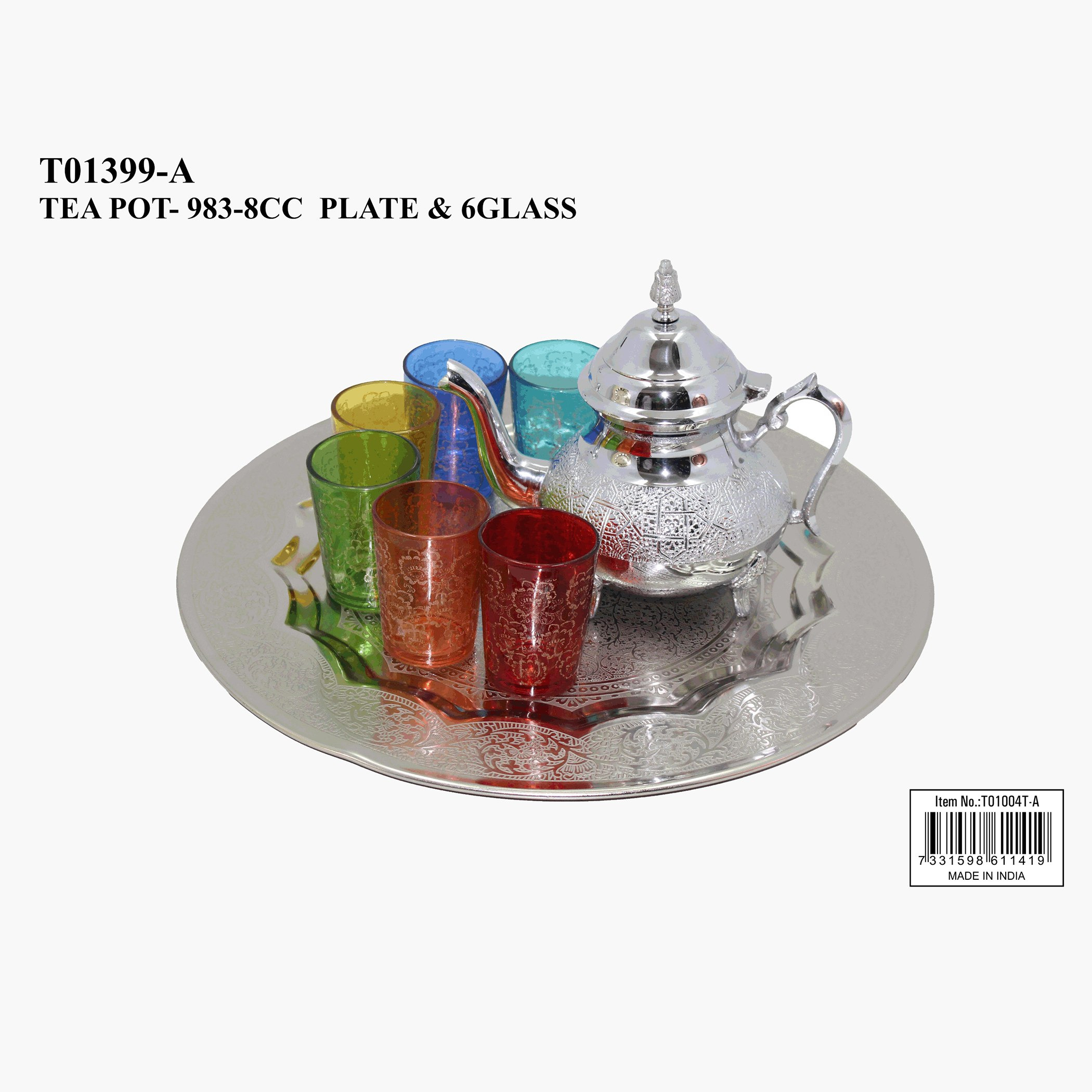 Sultan 8-Piece Moroccan Tea Set-hbxhomeware-diningandtabletop-coffeeandteasets-image-2