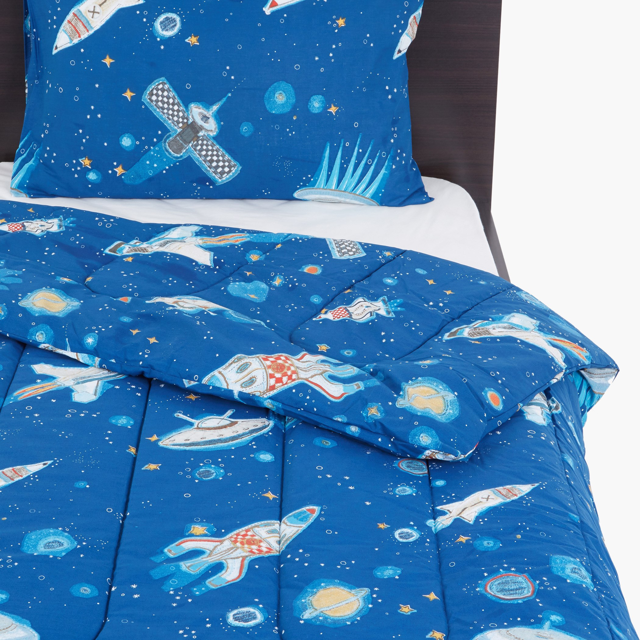 طقم لحاف قطعتين بطبعات فضاء - 220x135 سم-hbxhomeware-hbxkidsandyouth-image-3