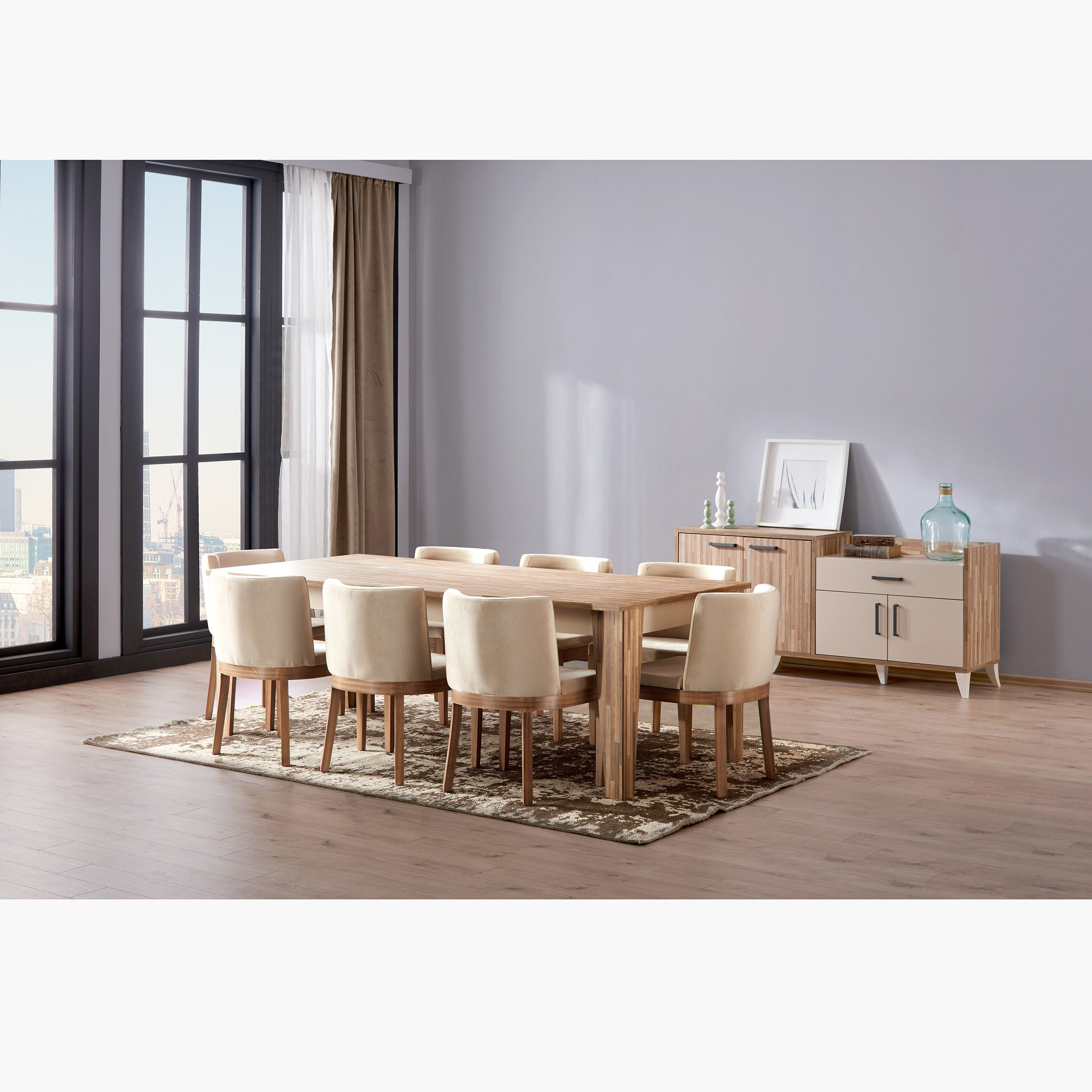 Parkay 9-Piece Dining Set-hbxfurniture-diningtablesandsets-diningsets-eightseater-image-6